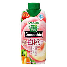 KAGOME 可果美野菜生活 100 Smoothie 國產白桃口味綜合蔬果昔