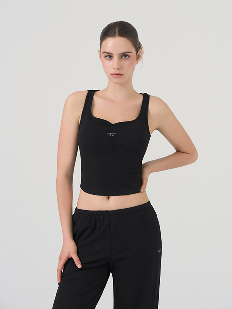 【宮廷領連PAD背心】預購_Soft Pique hooded sleeveless by Grandeline