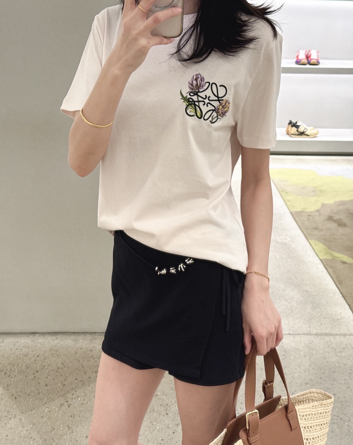 限時優惠✨新款🆕訂貨🍒Loewe Paula’s Ibiza 刺繡logo tee  Size XS S M L  