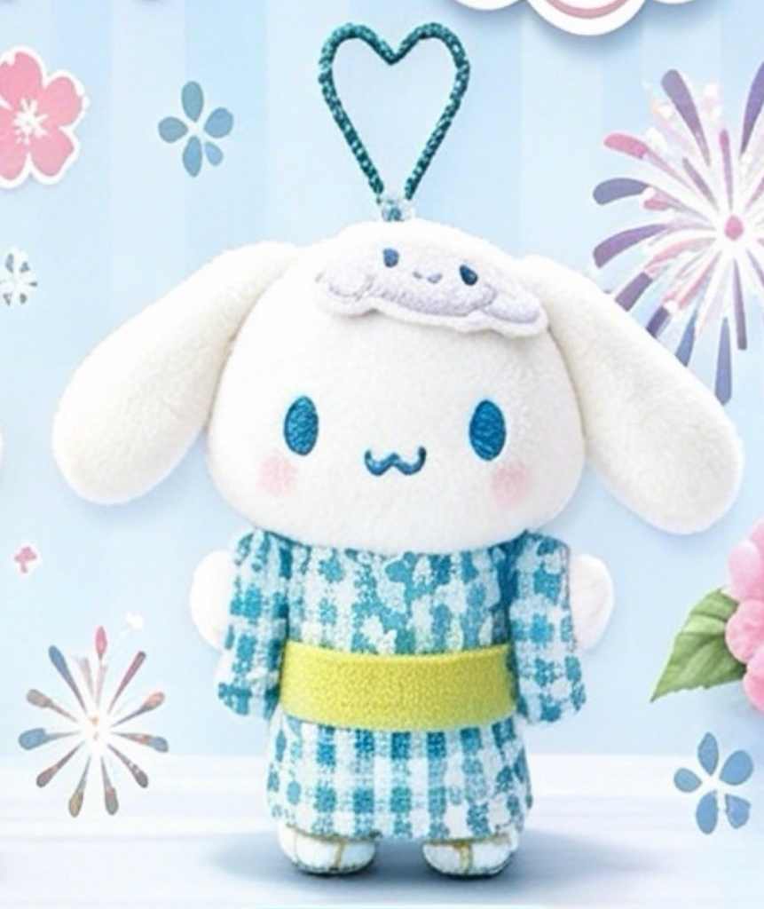 [7月尾到貨] Sanrio 7月新款和服浴衣公仔掛件系列