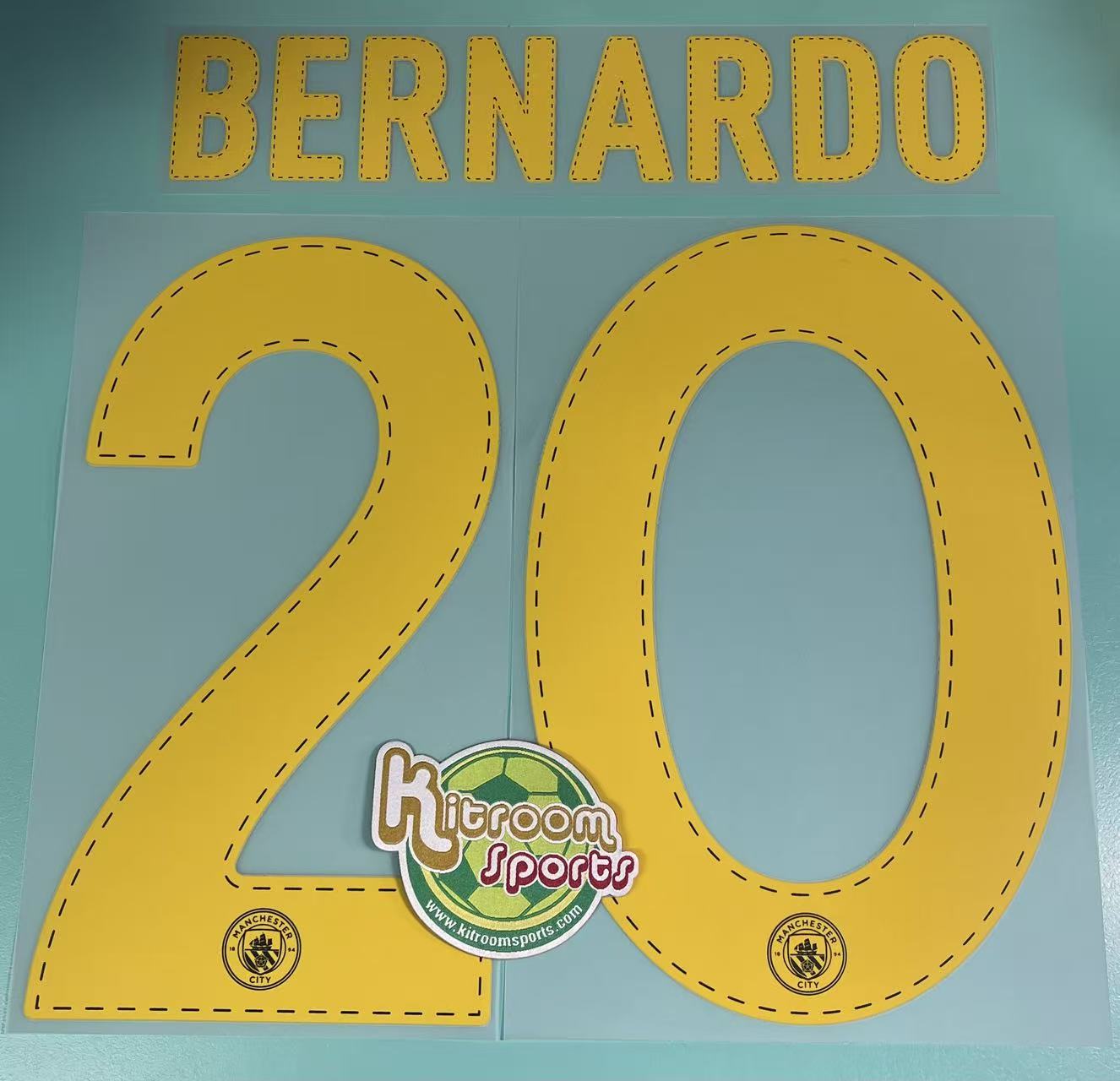 2022-23 Manchester City Away UCL Nameset #20 BERNARDO