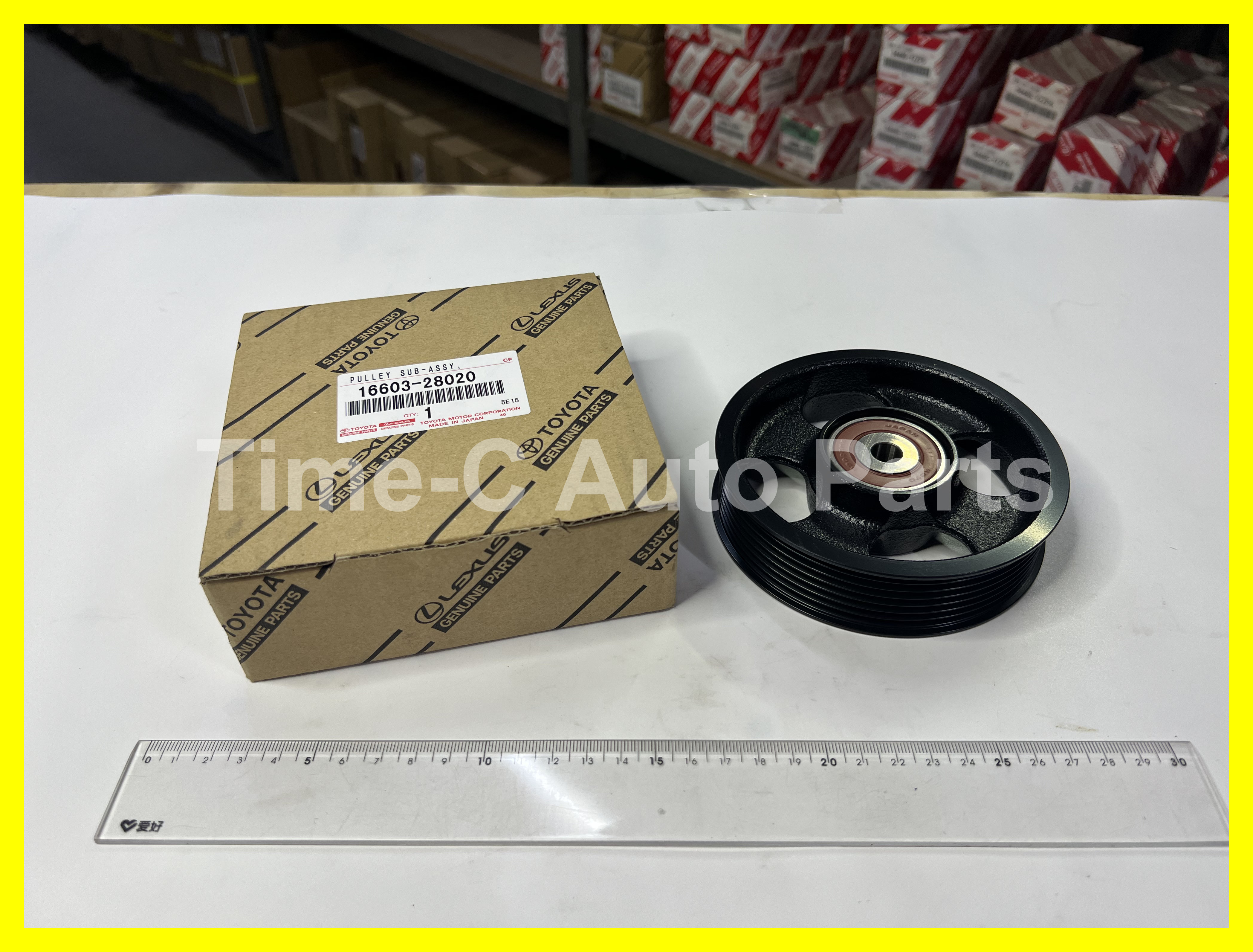 皮帶坑輪 16603-28020 - Toyota Estima 50系