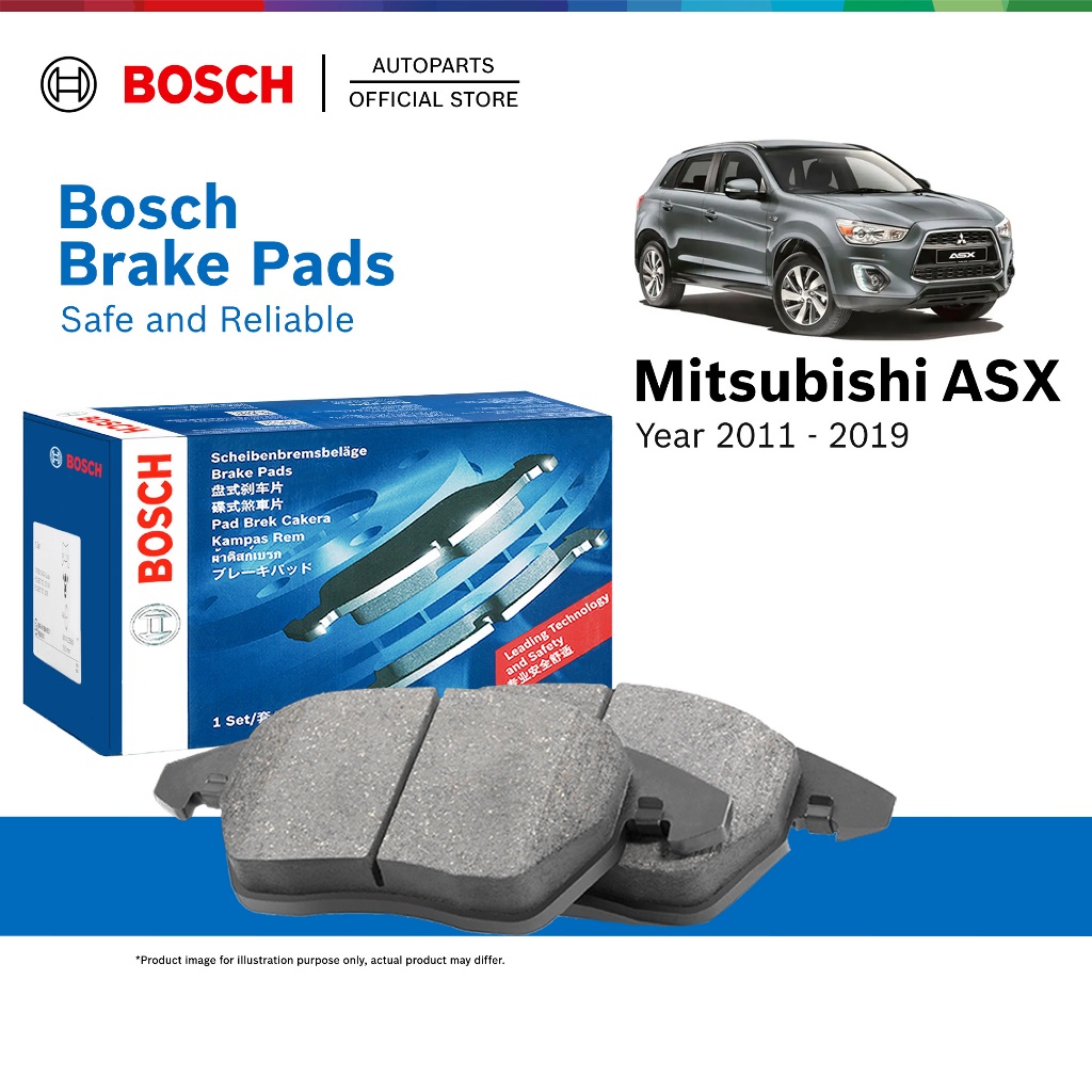 Bosch Front Brake Pads for Mitsubishi ASX (2011 - 2019) - 0986424716