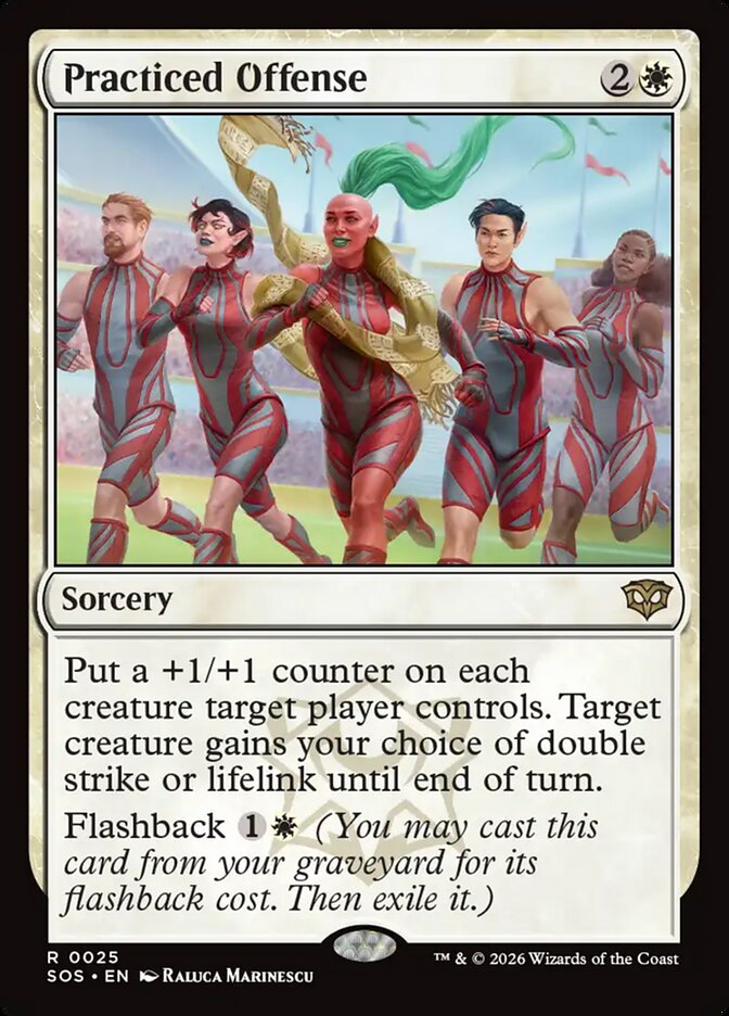 [EN] [Foil] Practiced Offense [SOS-025] R