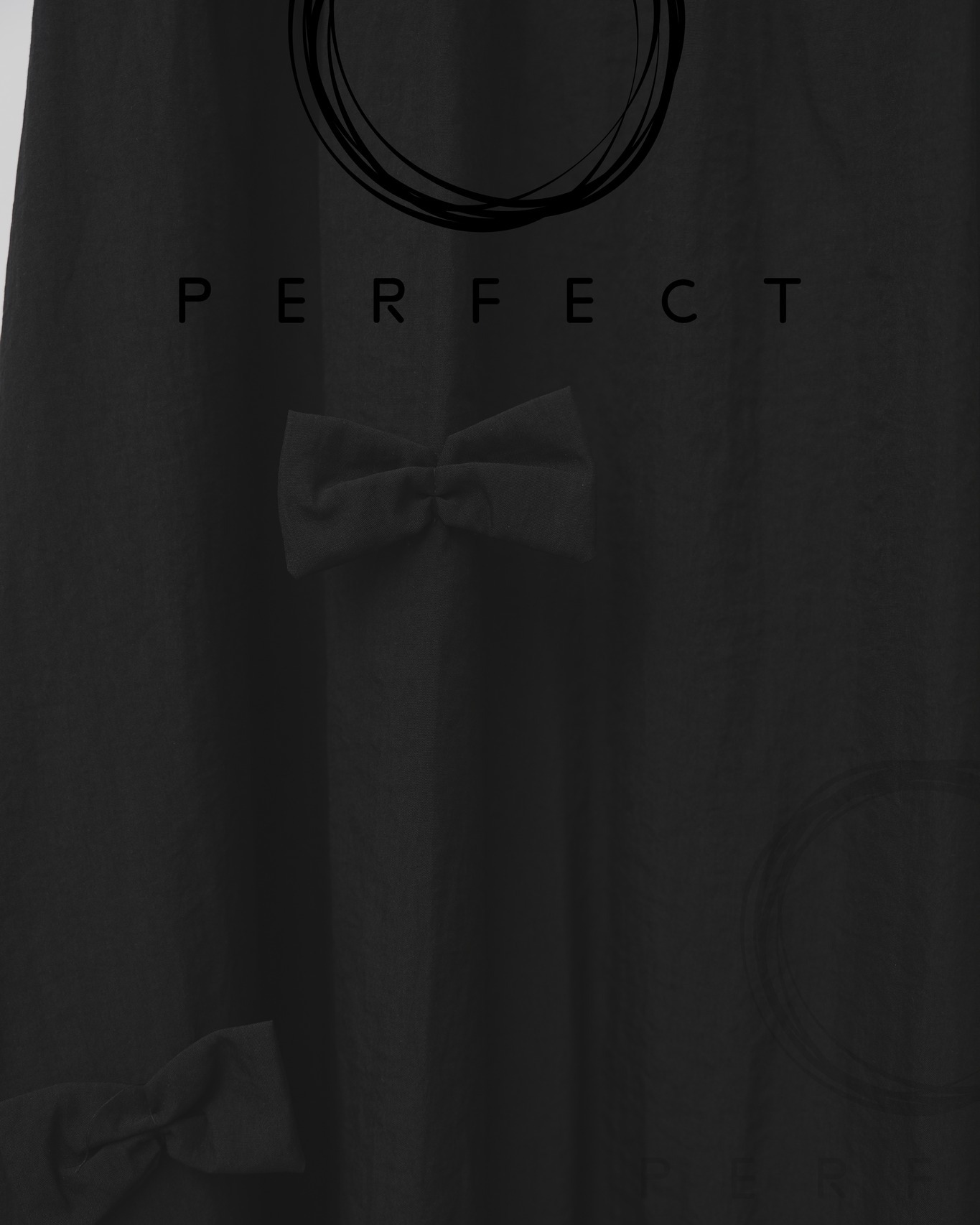 S0018_A字免皺立體蝴蝶裙（顯瘦黑）