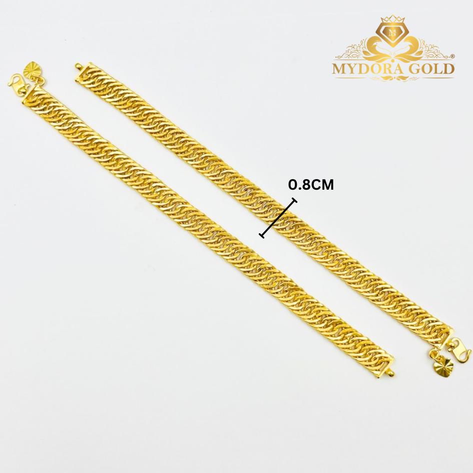 MYDORA Rantai Tangan Kait 3 | Emas 916
