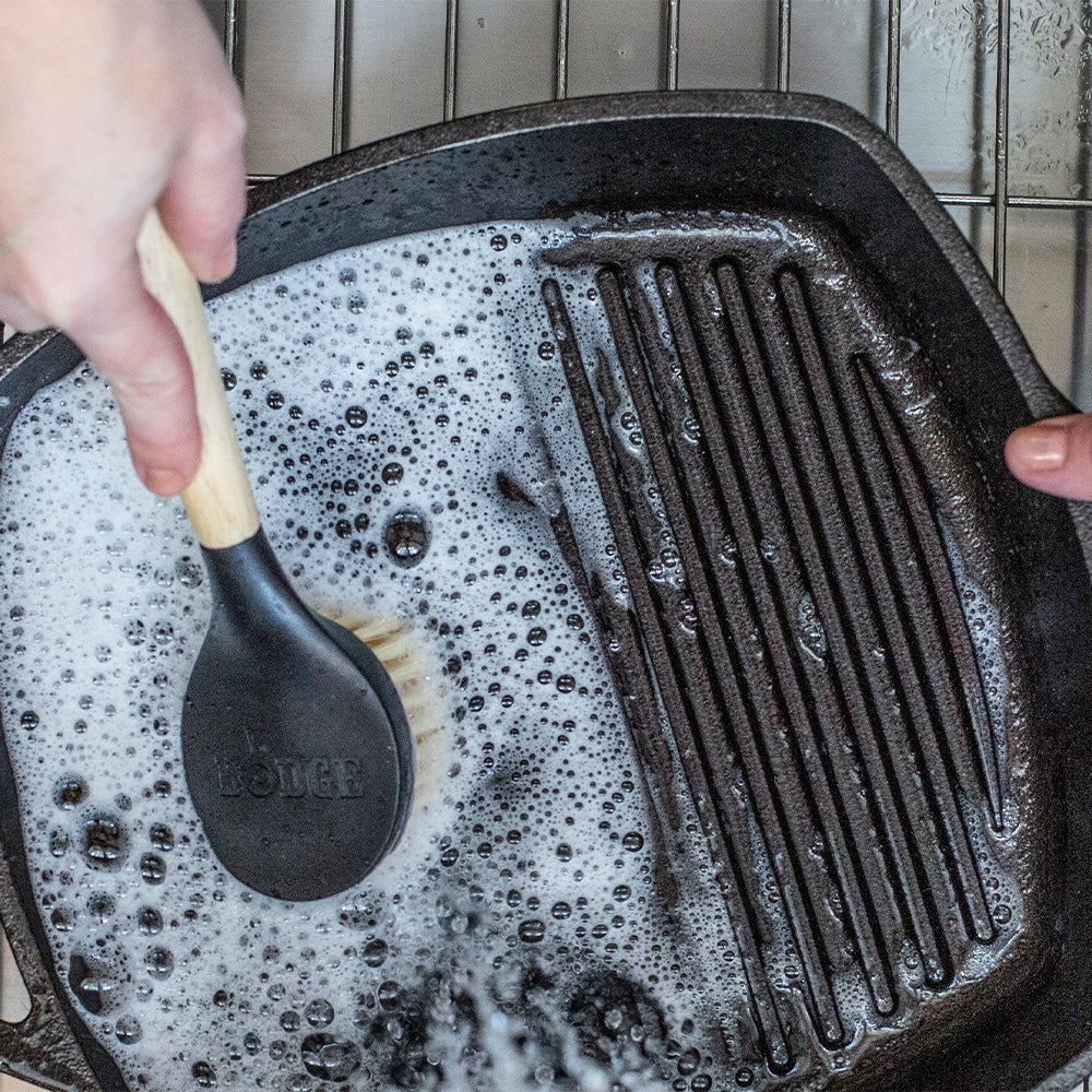 🔥🔥【日本直送《LODGE》鑄鐵鍋專用長柄清潔木刷】