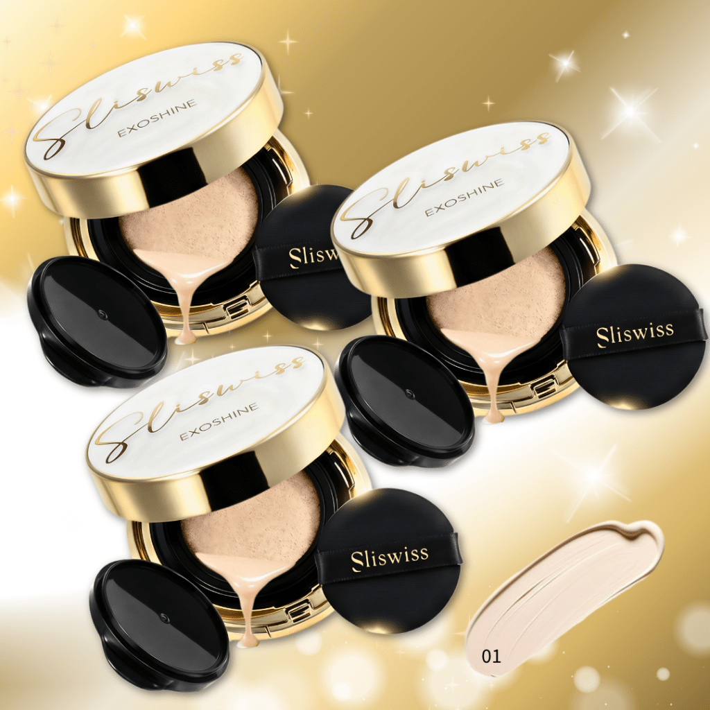 📣Sliswiss震撼登場｜韓國院線級 外泌體v面皇后水光氣墊 SPF50+++. 💖 💖 兩色可選➡️#01 亮白/#02 自然 💖