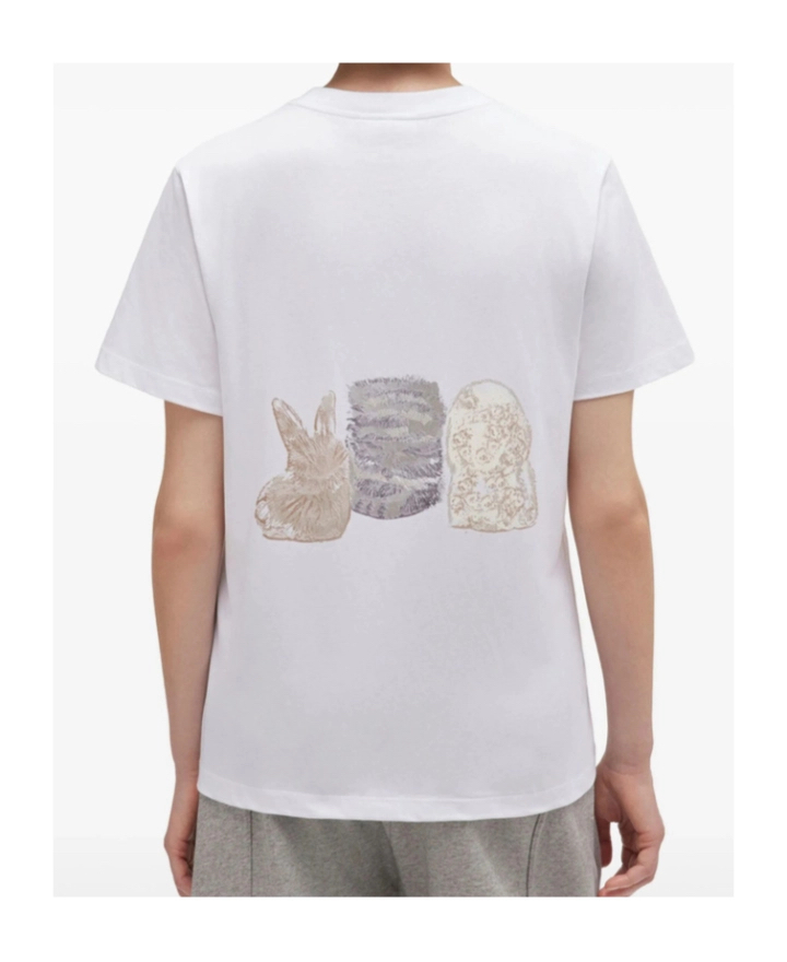 訂貨📮新款✨Ganni 短Tee 夏天必備 呢款前後都有print !Size XS S M L