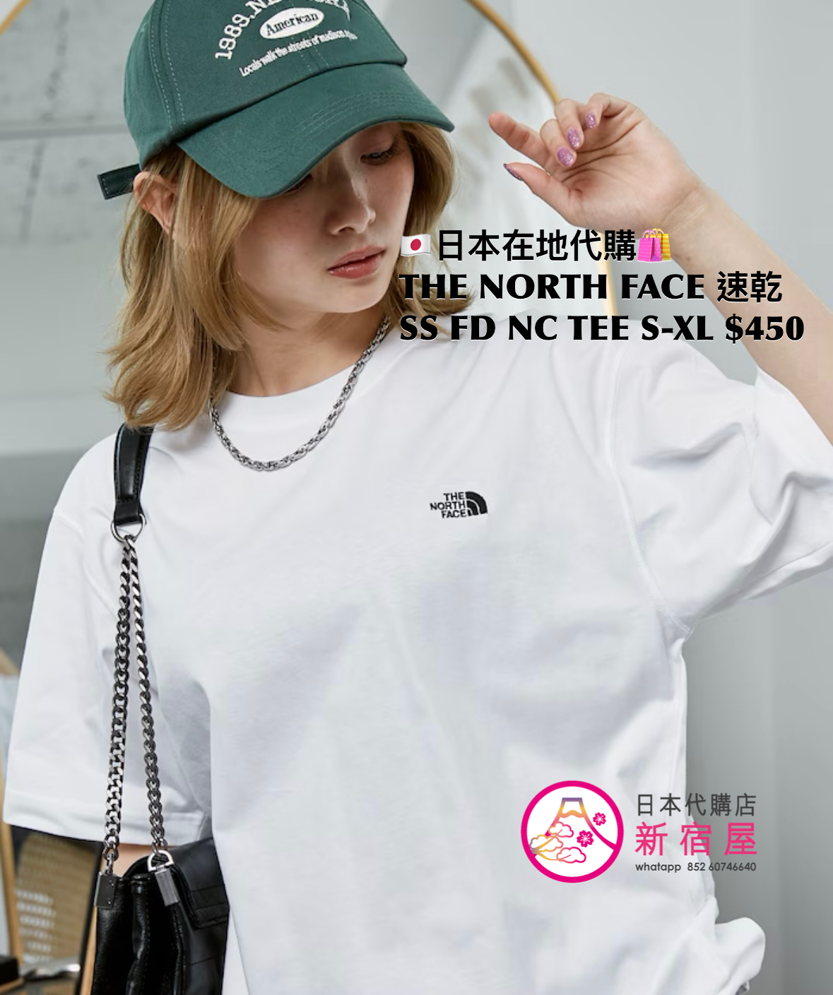 THE NORTH FACE 速乾 SS FLASH DRY NUPTSE COTTON TEE 