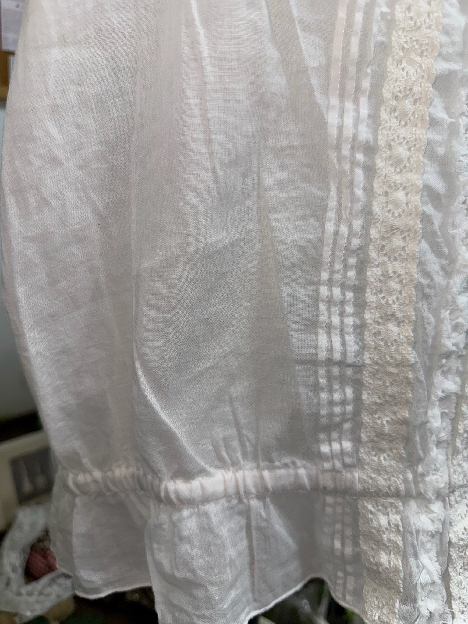 Victorian Style Lace Long-Sleeved Top Twin Set