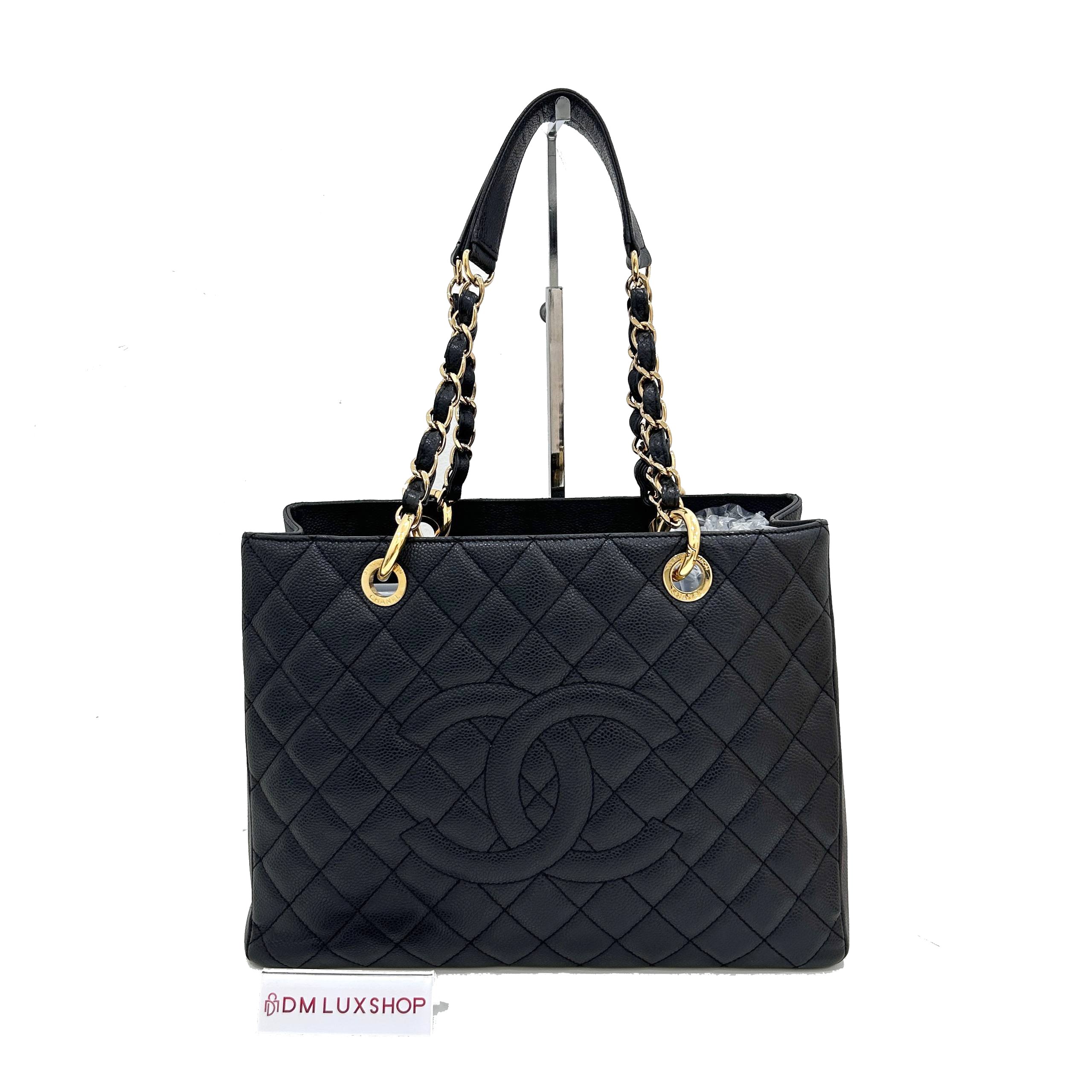 Chanel Black Caviar GST GHW (Serial 15)
