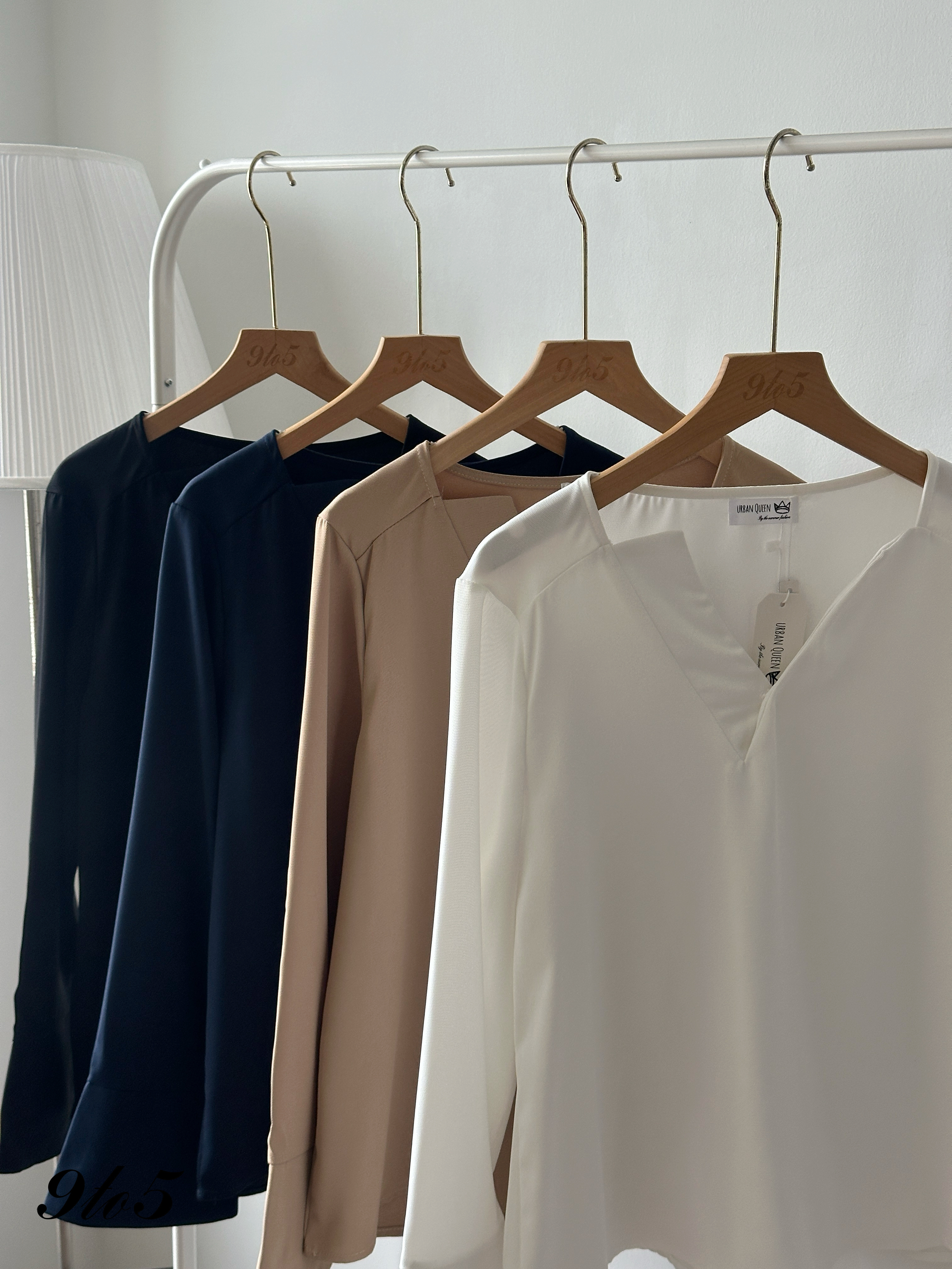 T4360 Long Sleeve V Neck Shirt - 4 Colors 