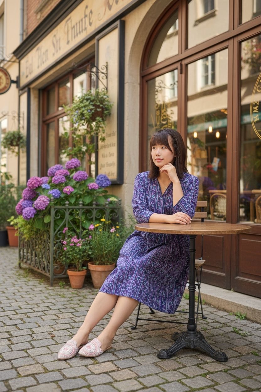 Purple straight Line Short OP 39" #1387