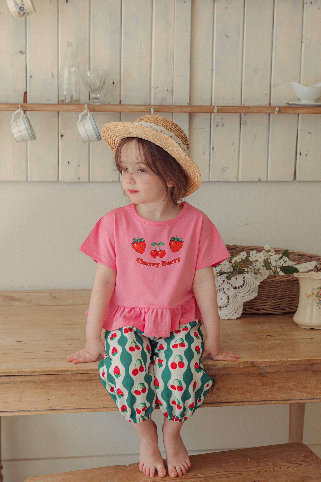 士多啤梨🍓 Ruffle Top