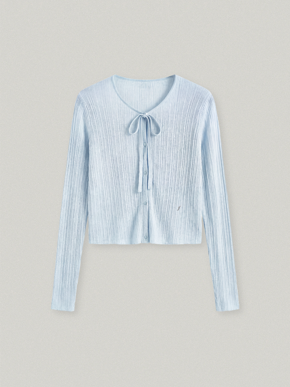 LEGER SHEER CARDIGAN (Gray/ Blue/ Ivory)