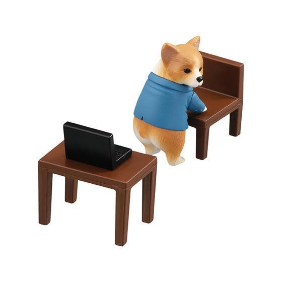 🌐代理版 動物 在家工作 WORK FROM HOME 視像會議 扭蛋 柯基 狗