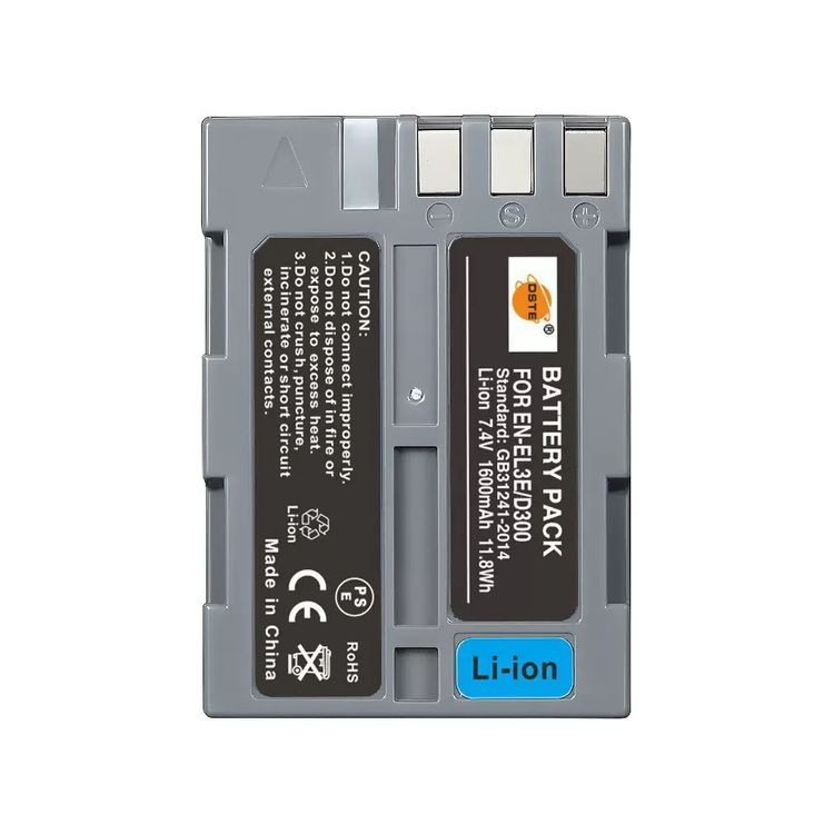 DSTE NIKON EN-EL3 /EN-EL3a / EN-EL3e Lithium-Ion Battery Pack With