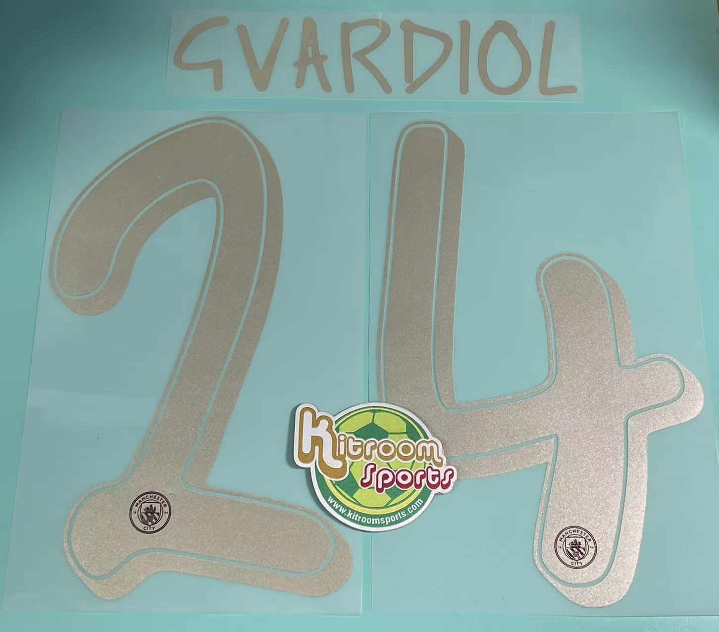 2024-25 Manchester City 3RD UCL Nameset #24 GVARDIOL