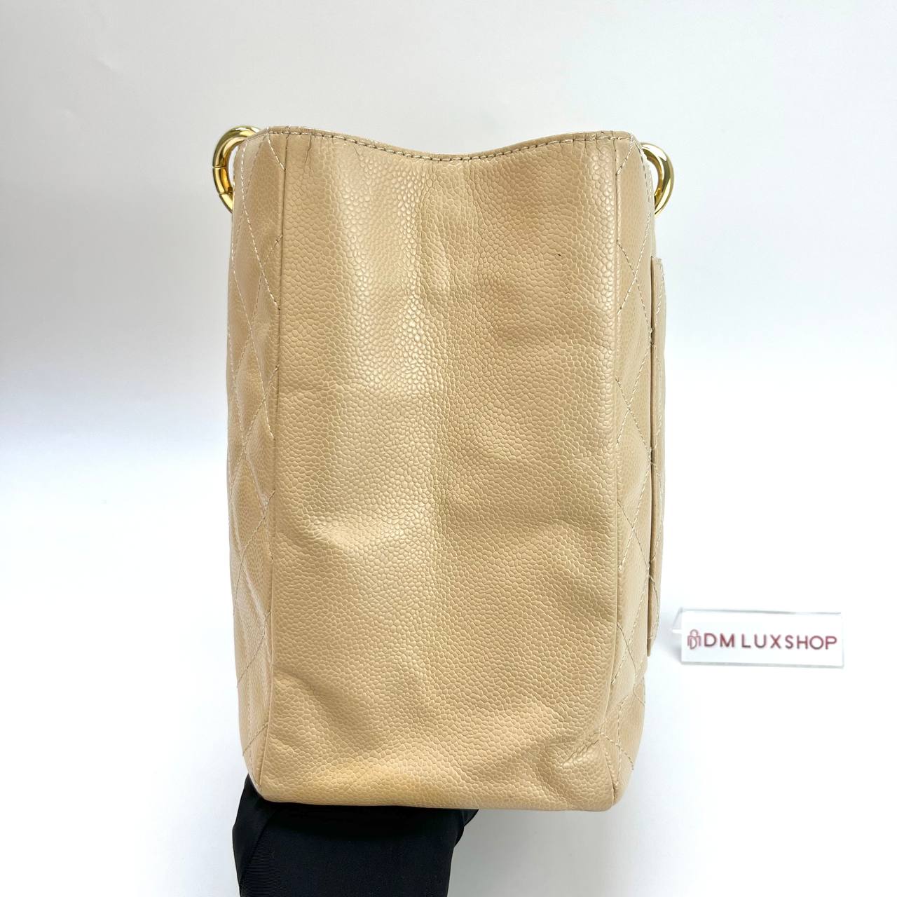 Chanel Beige Caviar GST GHW (Serial 17, Y: 2013)