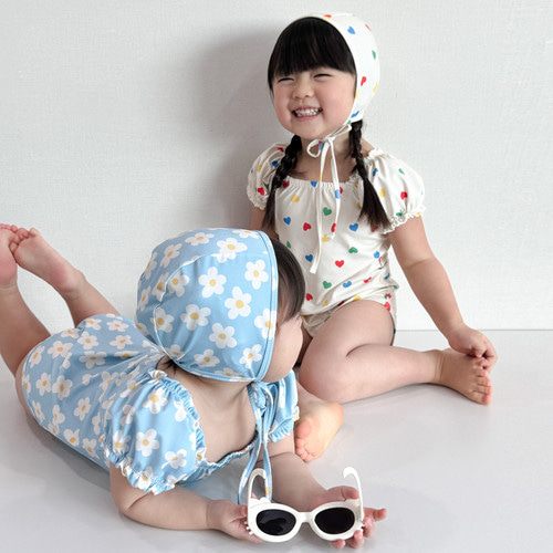 🇰🇷mybebe 泳衣+帽