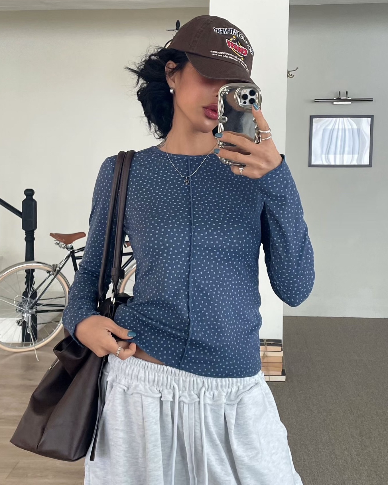 stars vintage longsleeve t-shirt 