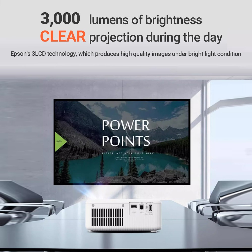 EPSON CO-FH01 SMART PROJECTOR l LARGE SCREEN PROJECTION UP TO 391"