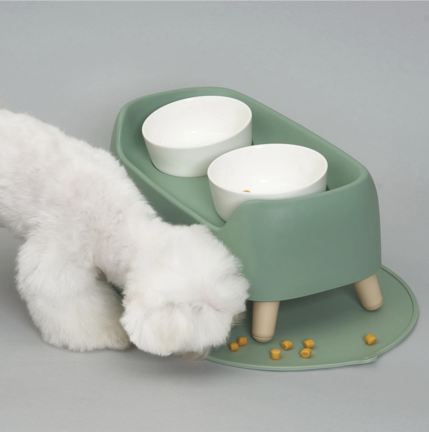 *SuperPet🇰🇷弧形防漏矽膠寵物餐墊(SP005)
