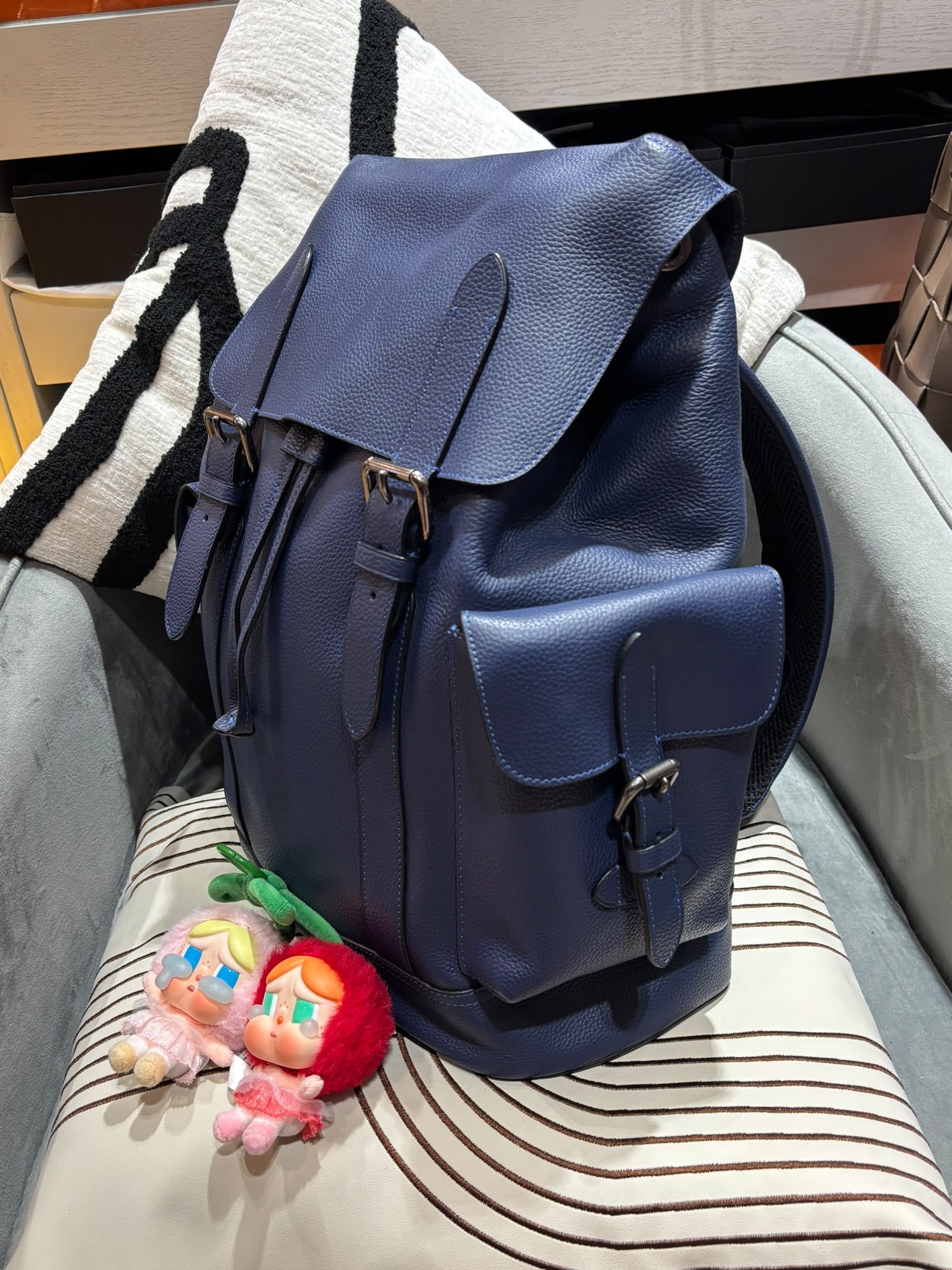 Coach Backpack calfskin 100%Authentic, 98%new ✅Dust bag