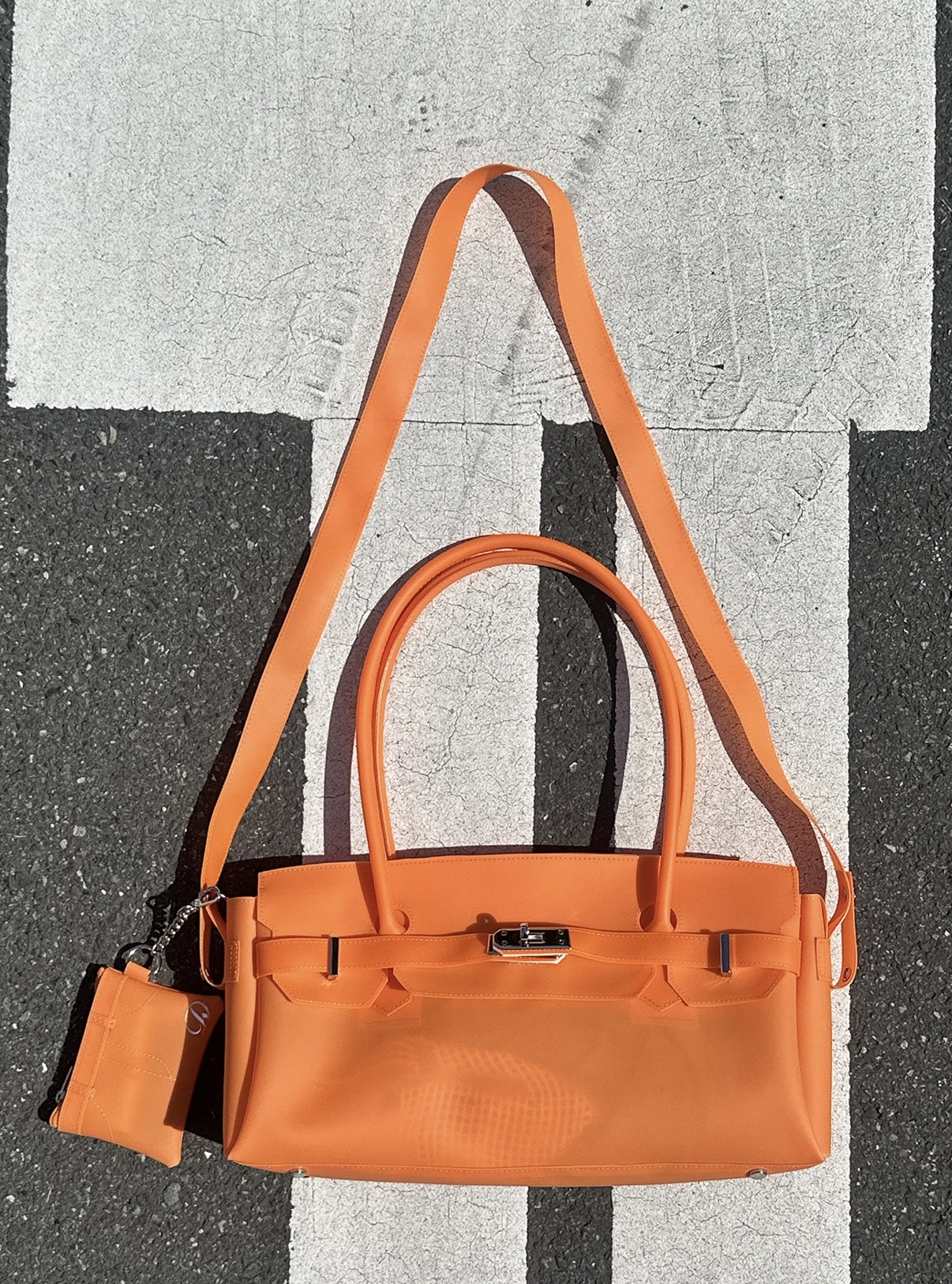 DEINET JELLY TWO-WAY BAG IN ORANGE