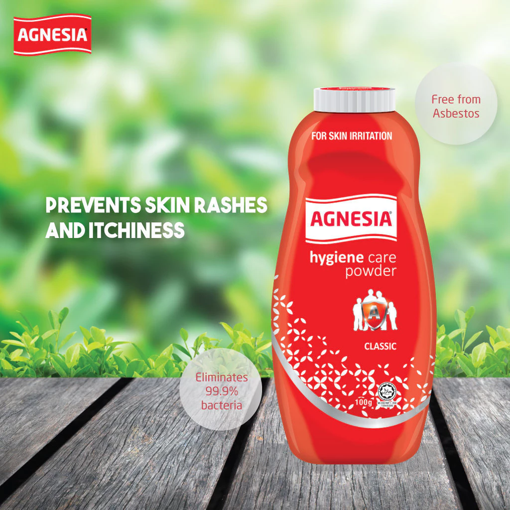 Agnesia Antibacterial Hygiene Care Powder 100g - Classic 
