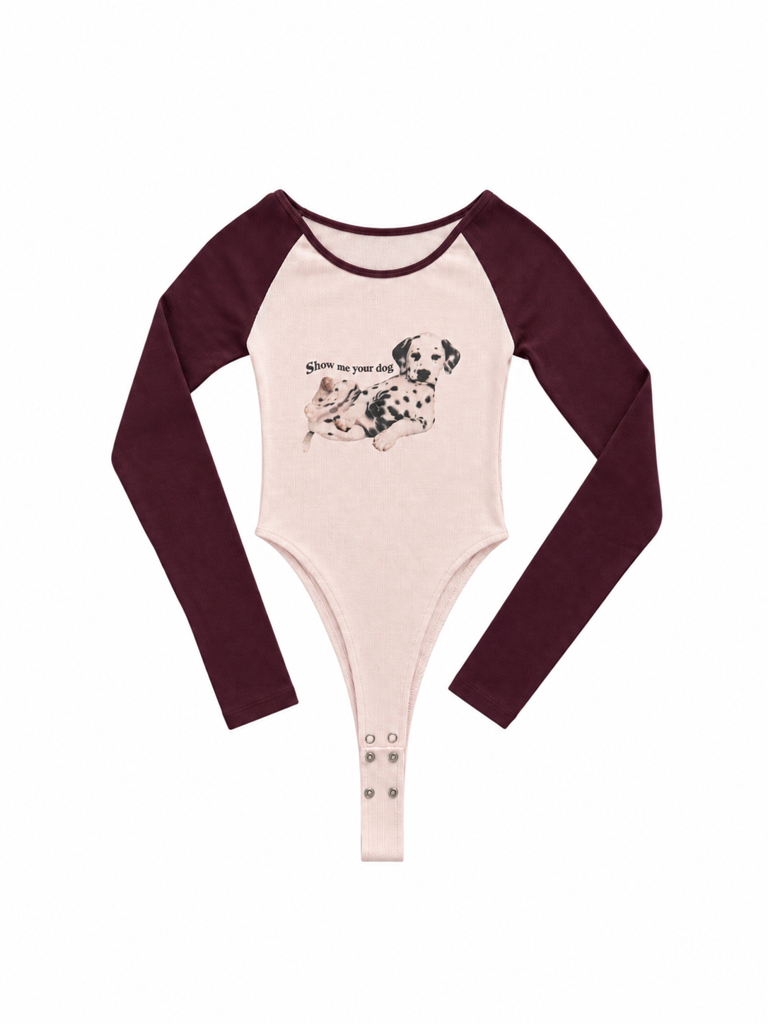 Graphic Raglan Bodysuit