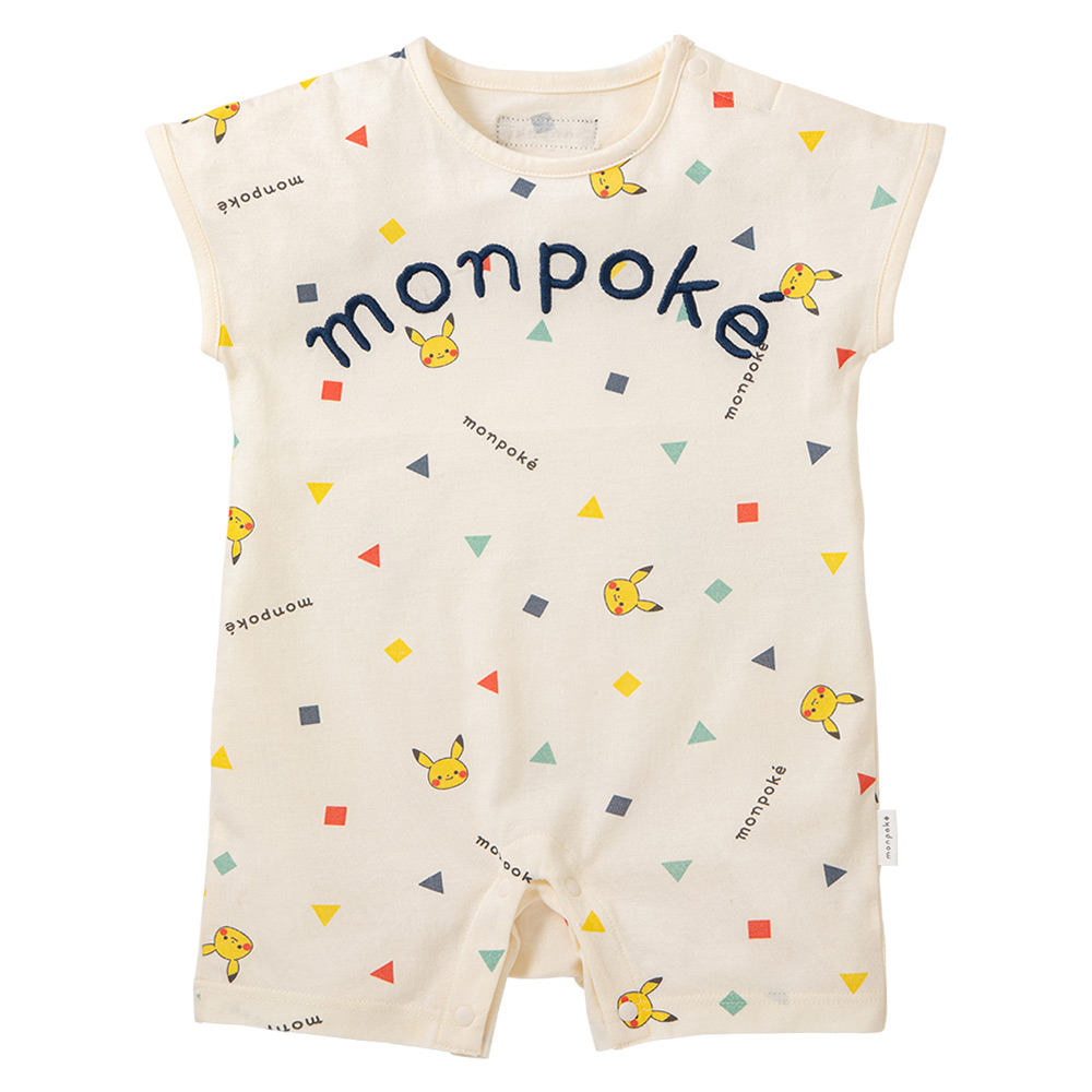 🇯🇵預訂 日本直送🇯🇵Monpoke比卡超滿印屁股貼花短袖連身服