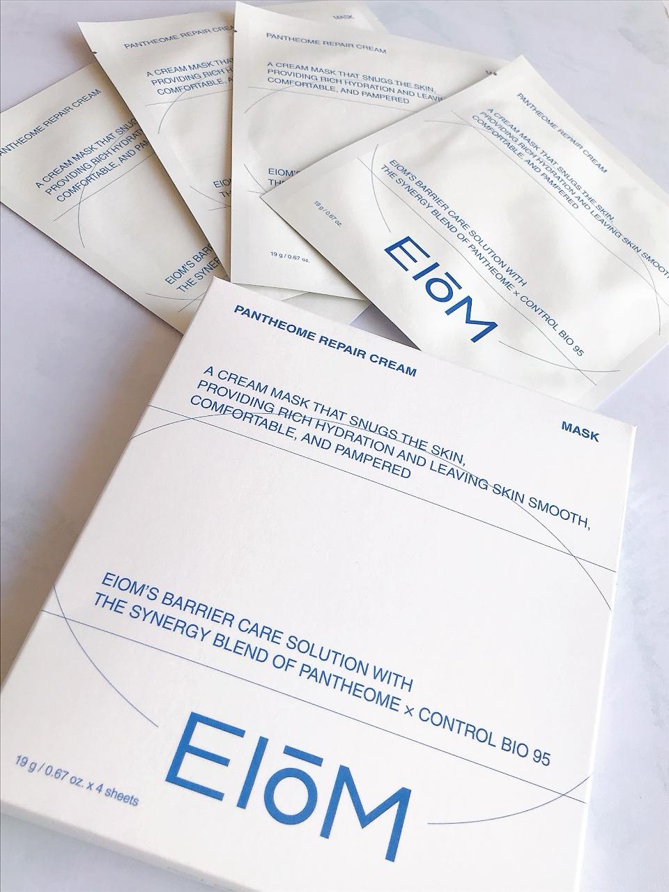 韓國🇰🇷EIOM 的泛醇微生態高能屏障修復乳霜面膜Pantheome Repair Cream Mask 一盒4片
