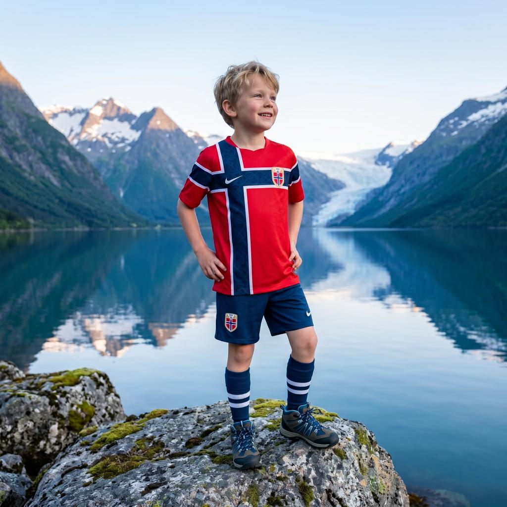Nike Norway 挪威 2026-27 主場童裝球衣 (可加印字章) IB5150