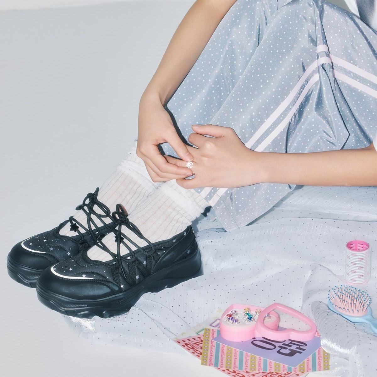 [+OTZ x YOUHEE] Lomita Platform Ballerina Shoes