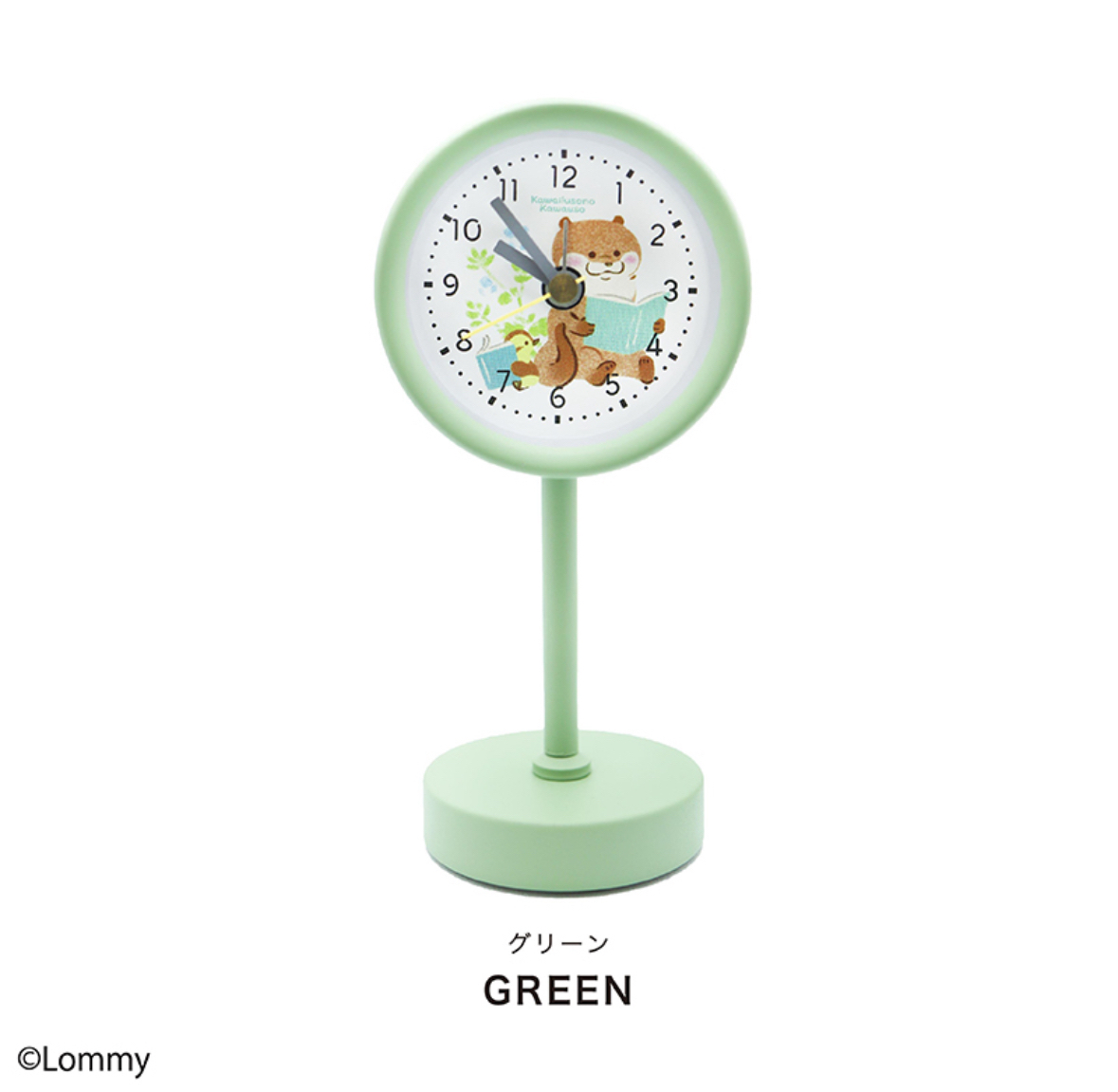 愛說謊的水獺 座檯時鐘｜預訂