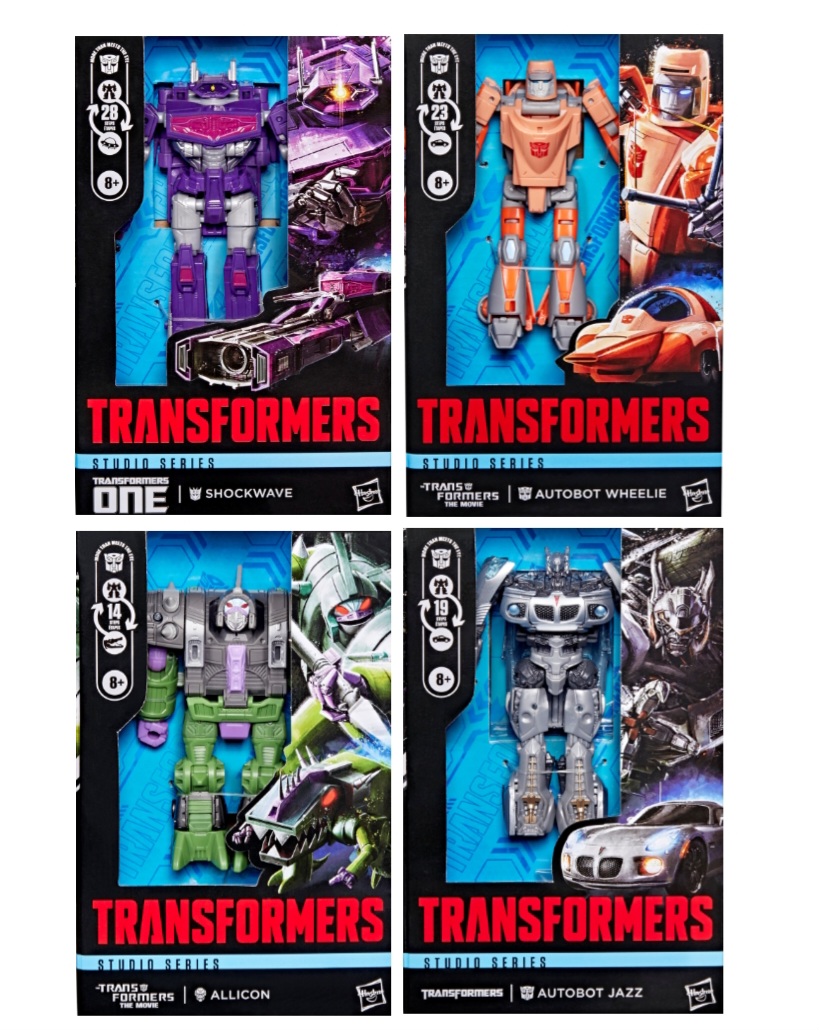 預訂商品 Transformers Studio Series Deluxe class shockwave Wheelie Aliicon Jazz