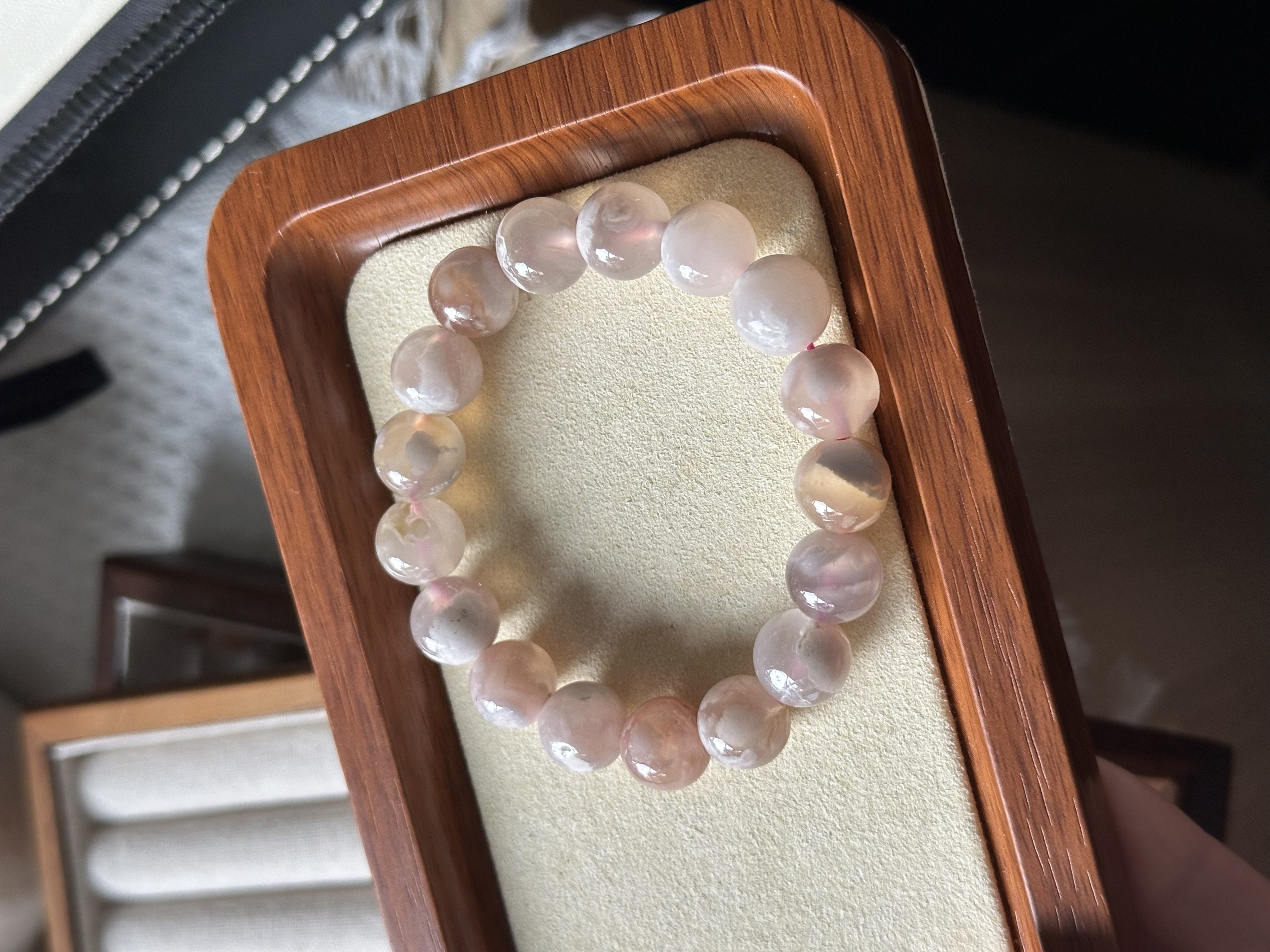 樱花玛瑙 ｜ Sakura Agate 12.2mm 