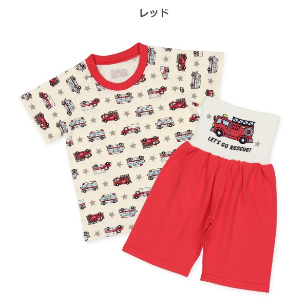 🇯🇵預訂 日本直送🇯🇵救護消防車車滿印包腹短袖家居服上下套裝