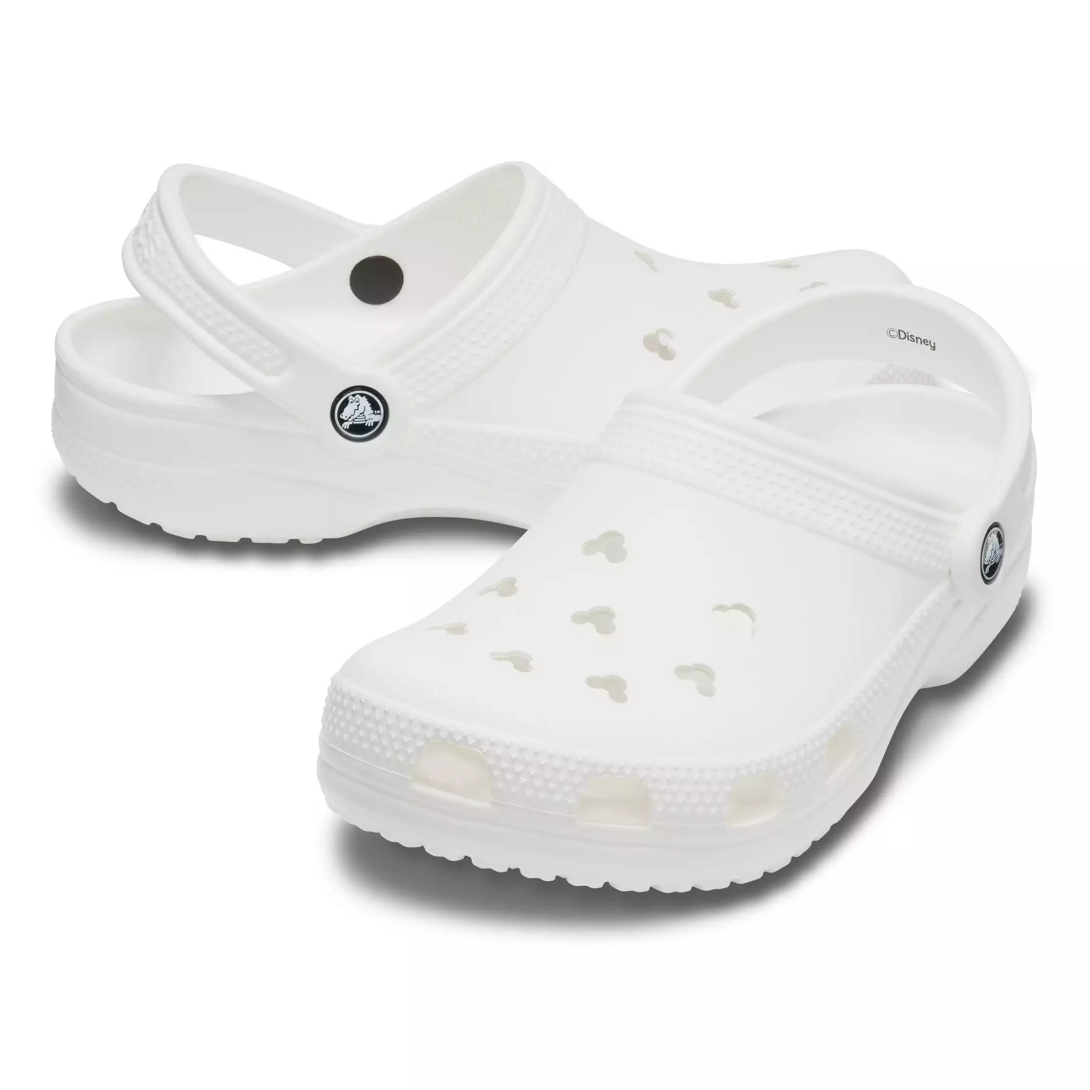 🌸 【預訂】Mickey 成人 Crocs 洞洞鞋 (白) -30/6新品