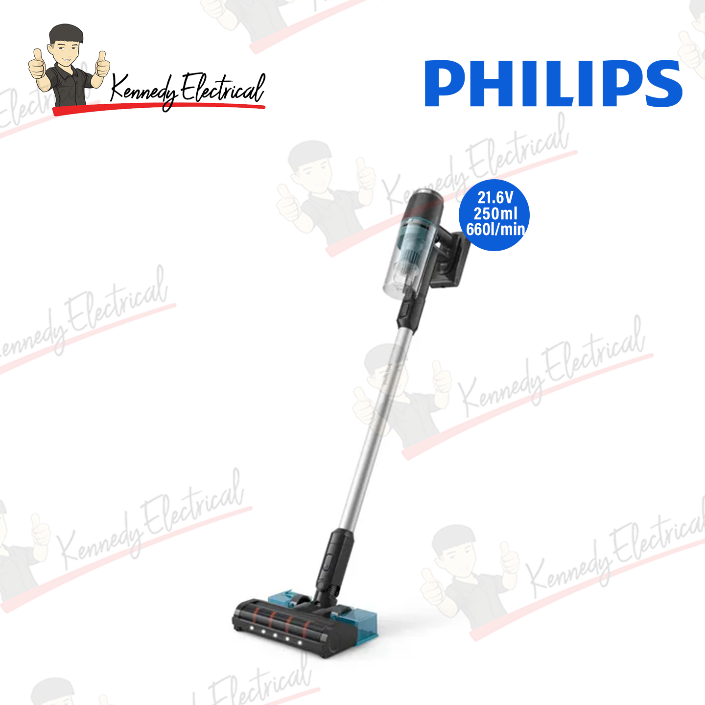 Philips Cordless 2 in 1 Vacuum&Wipe XC3133/61