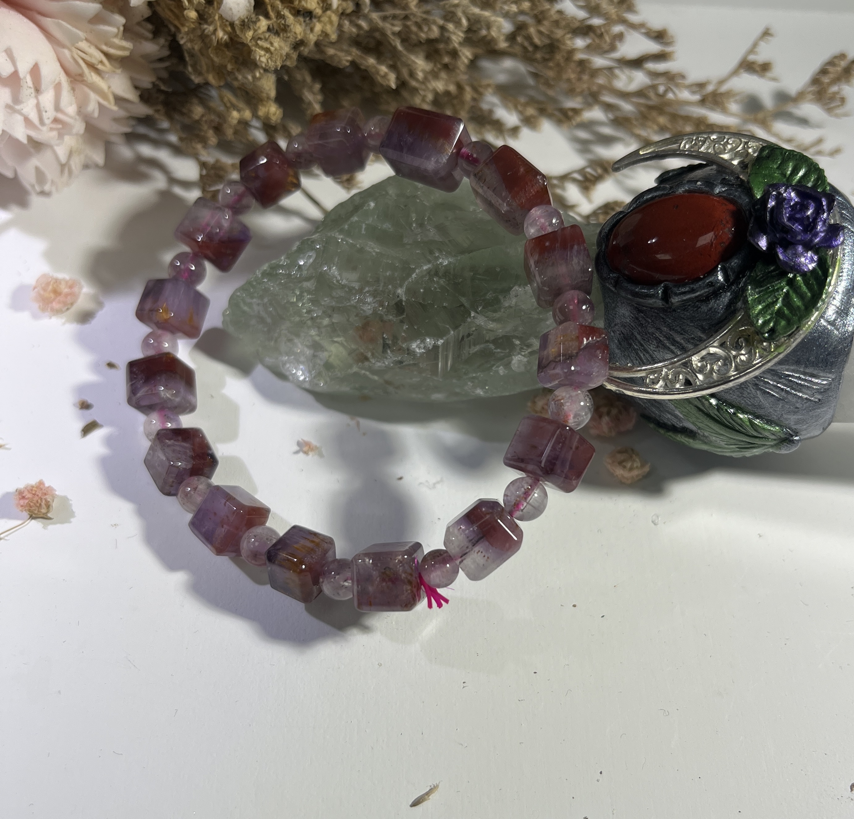 透體紫紅極光方糖 7m+