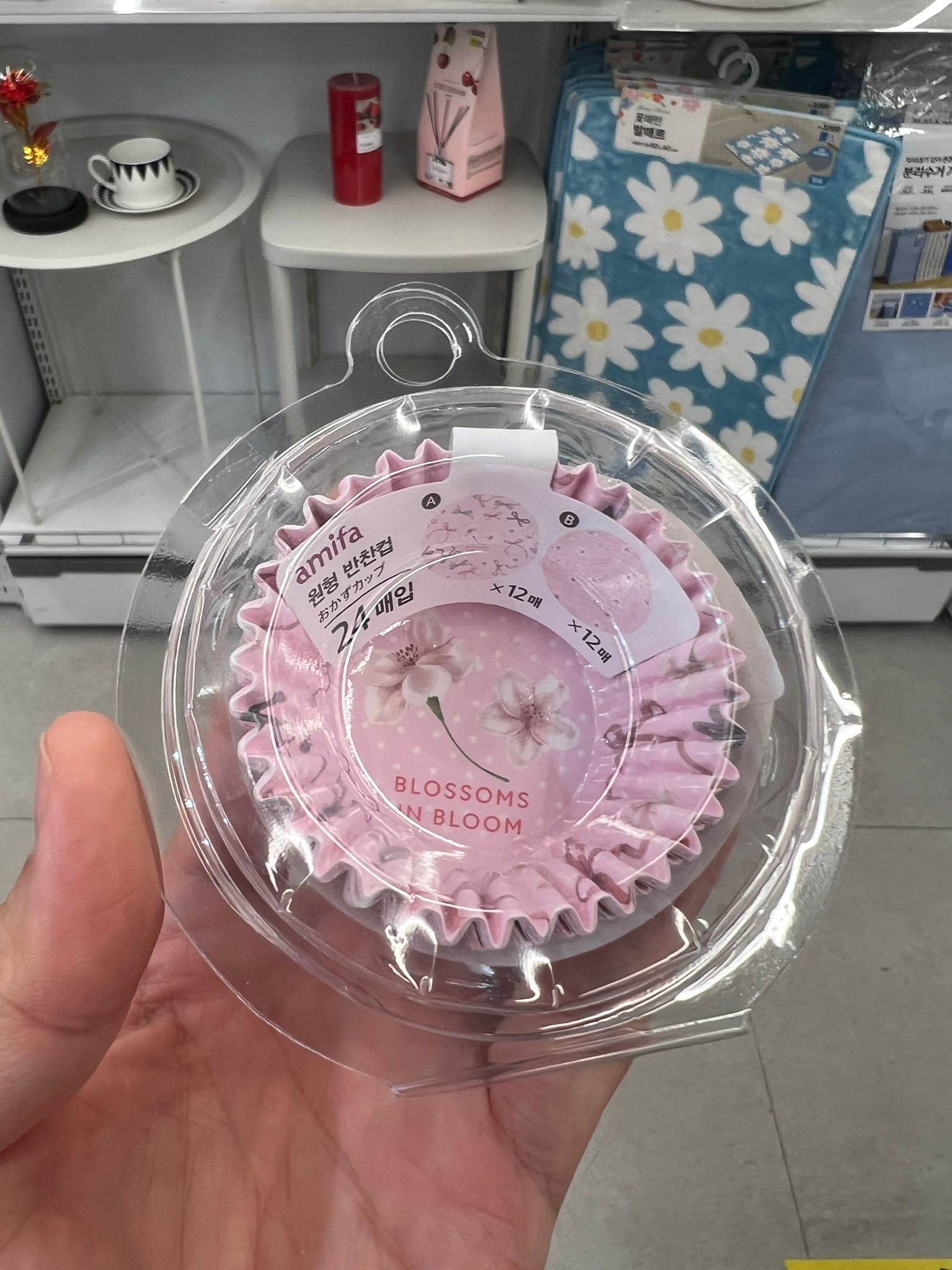 櫻花烘焙圓形紙兜 24入