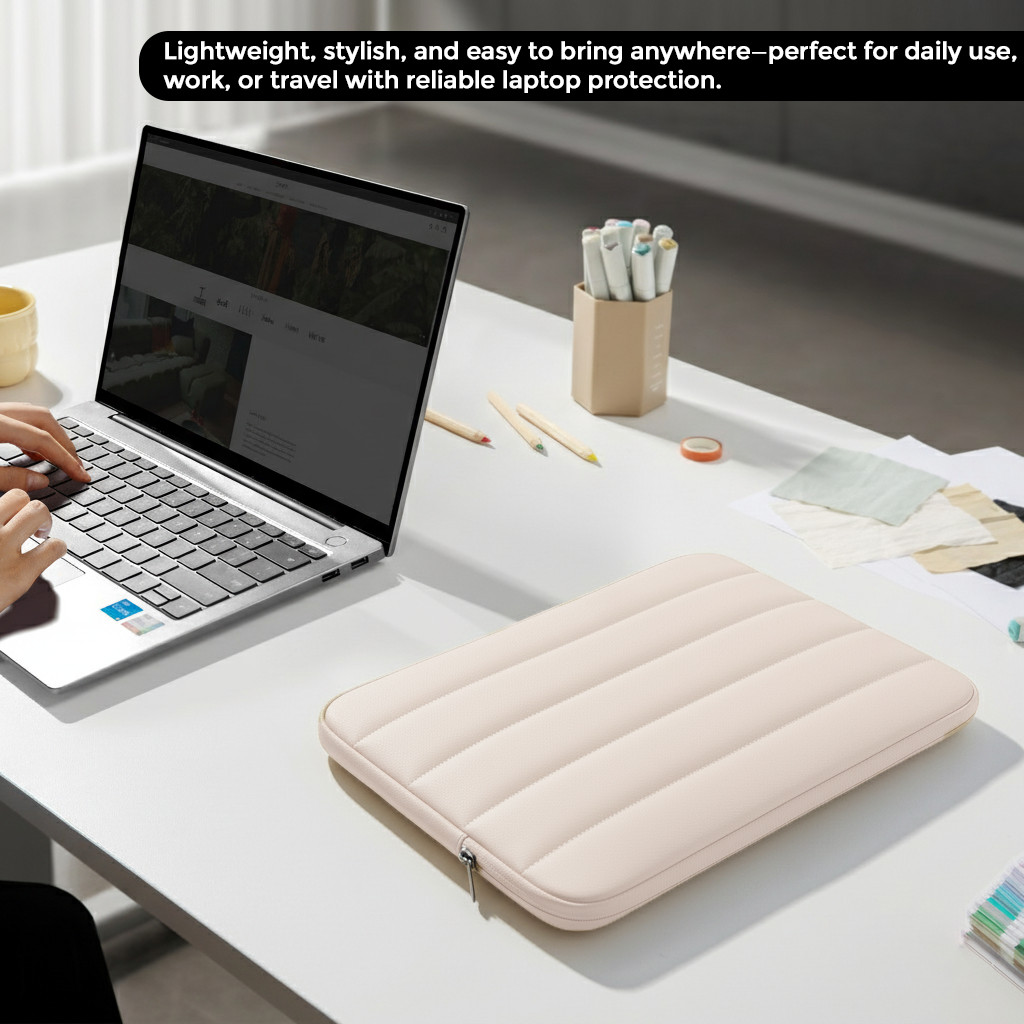 13 / 15.6 Inch Mister Right Puffy Laptop Sleeve