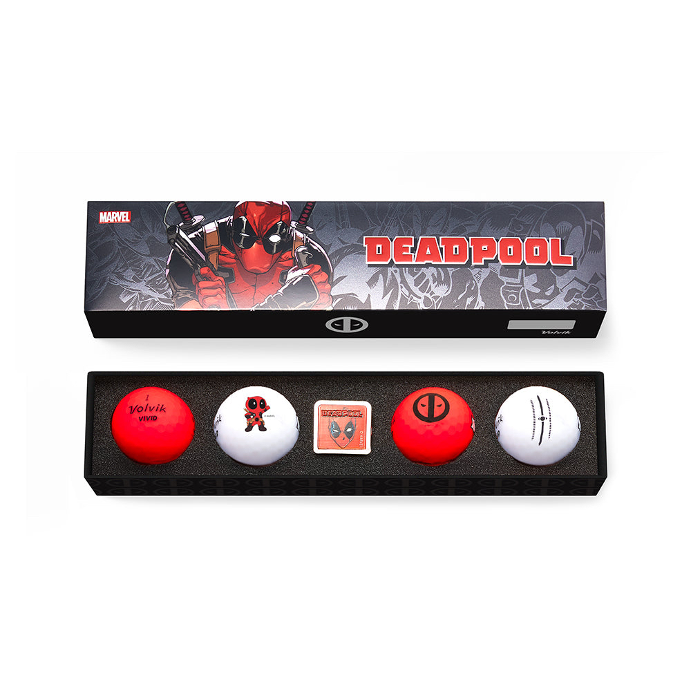 VOLVIK DEADPOOL 禮盒 死侍球標與帽夾 