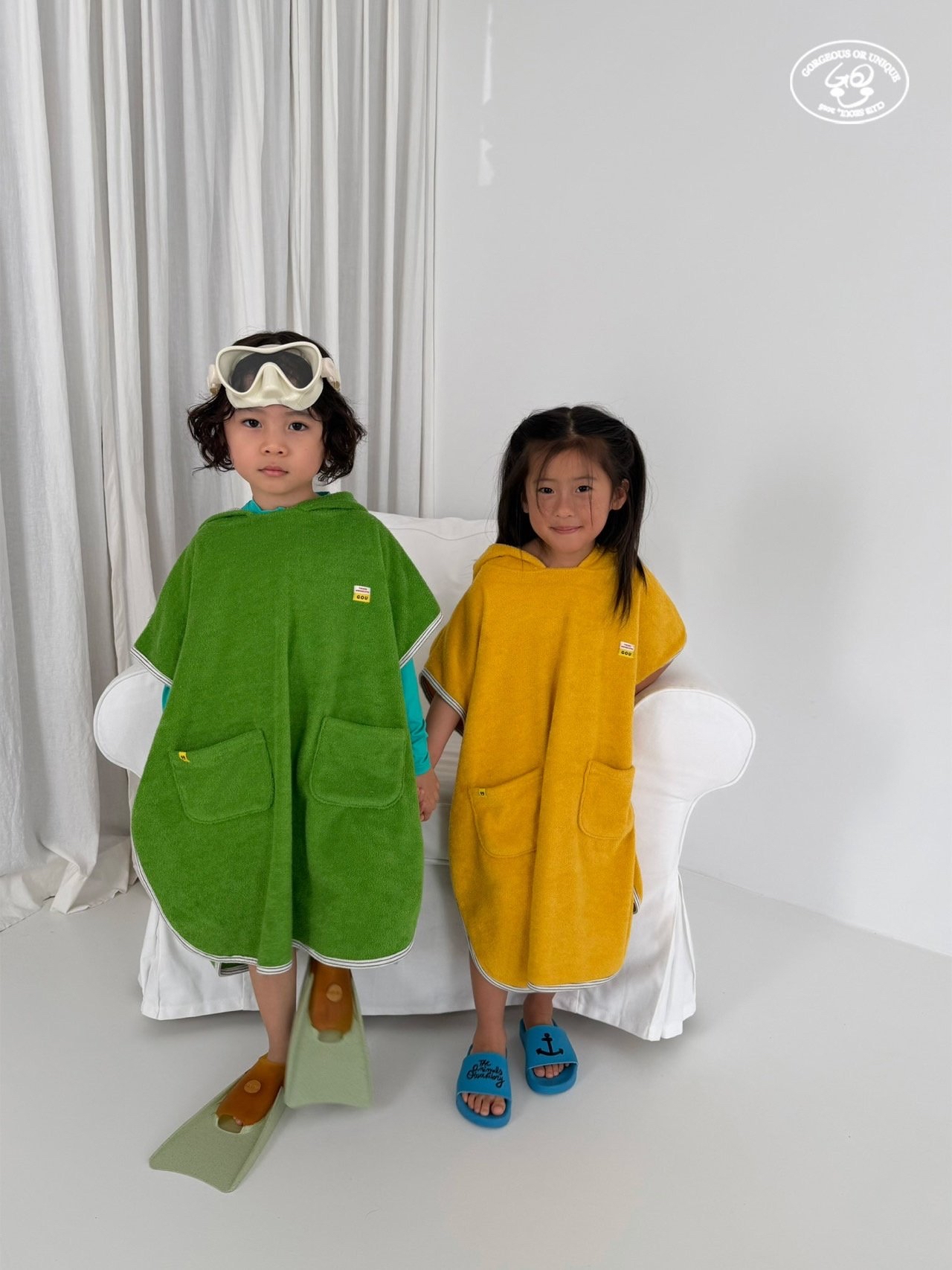 Gou | Hoodie Towel (Green L120-140)