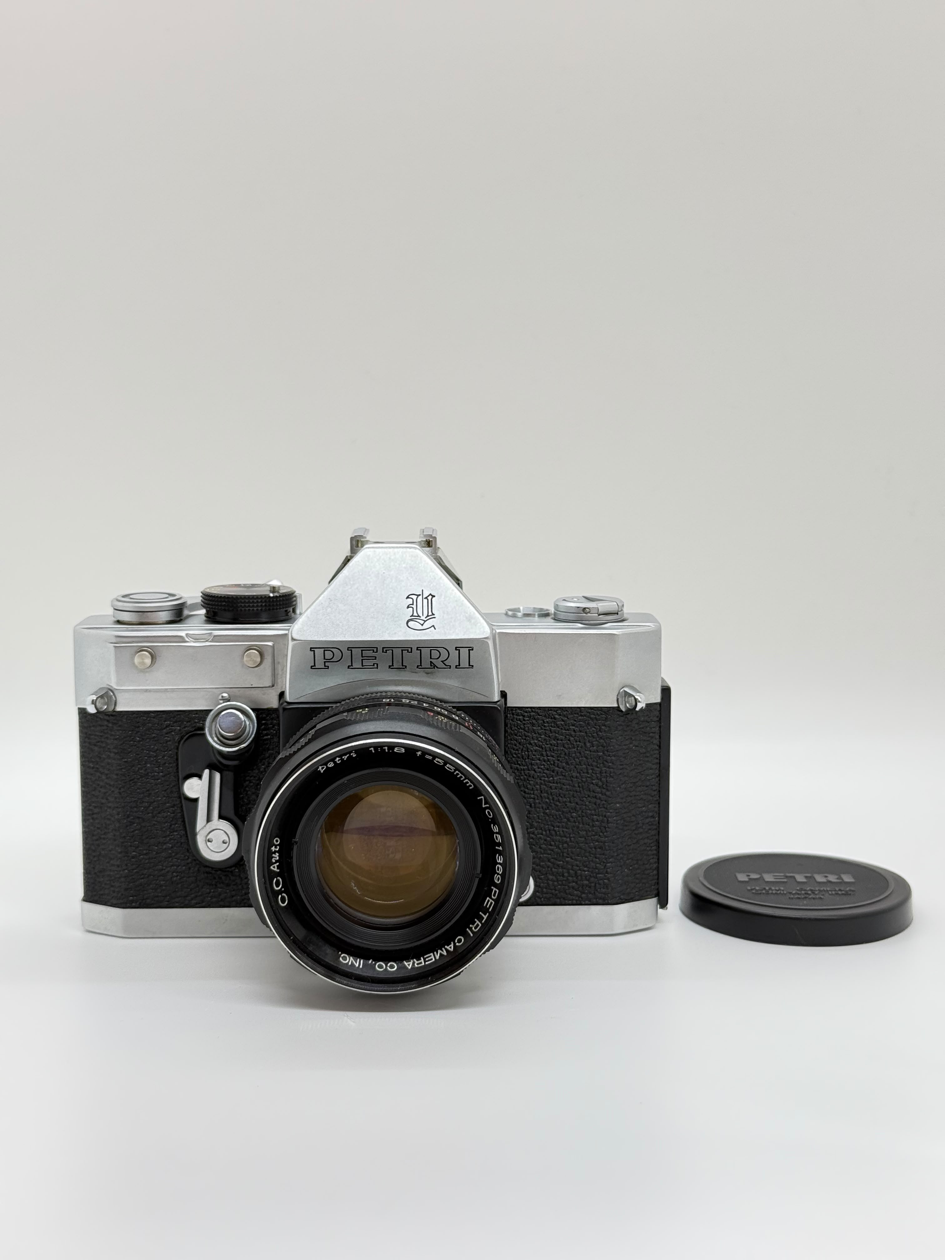 PETRI VI 55mm f/1.8 Lens 菲林單反相機 連鏡頭