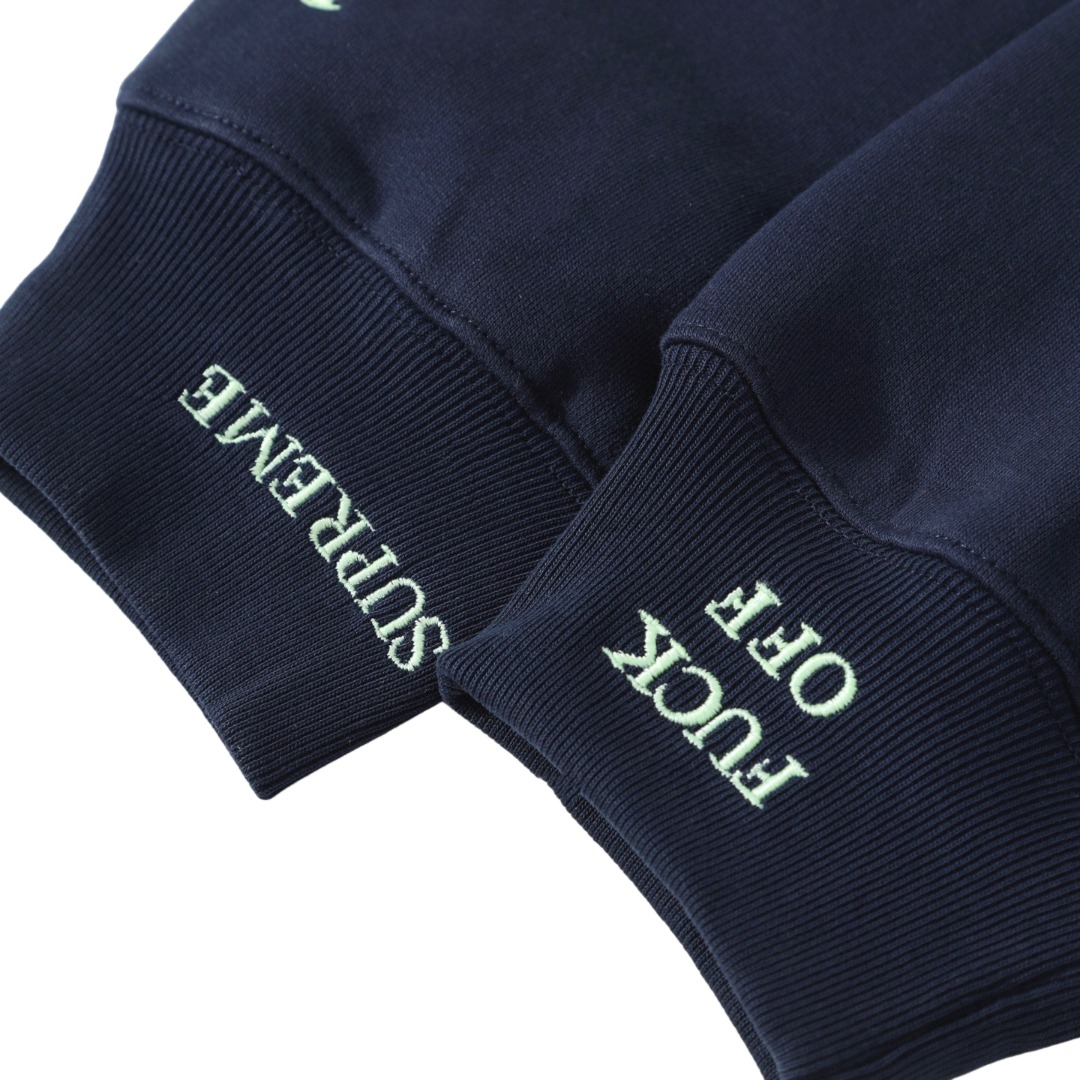 Supreme IDGAF Zip Up Hooded Sweatshirt