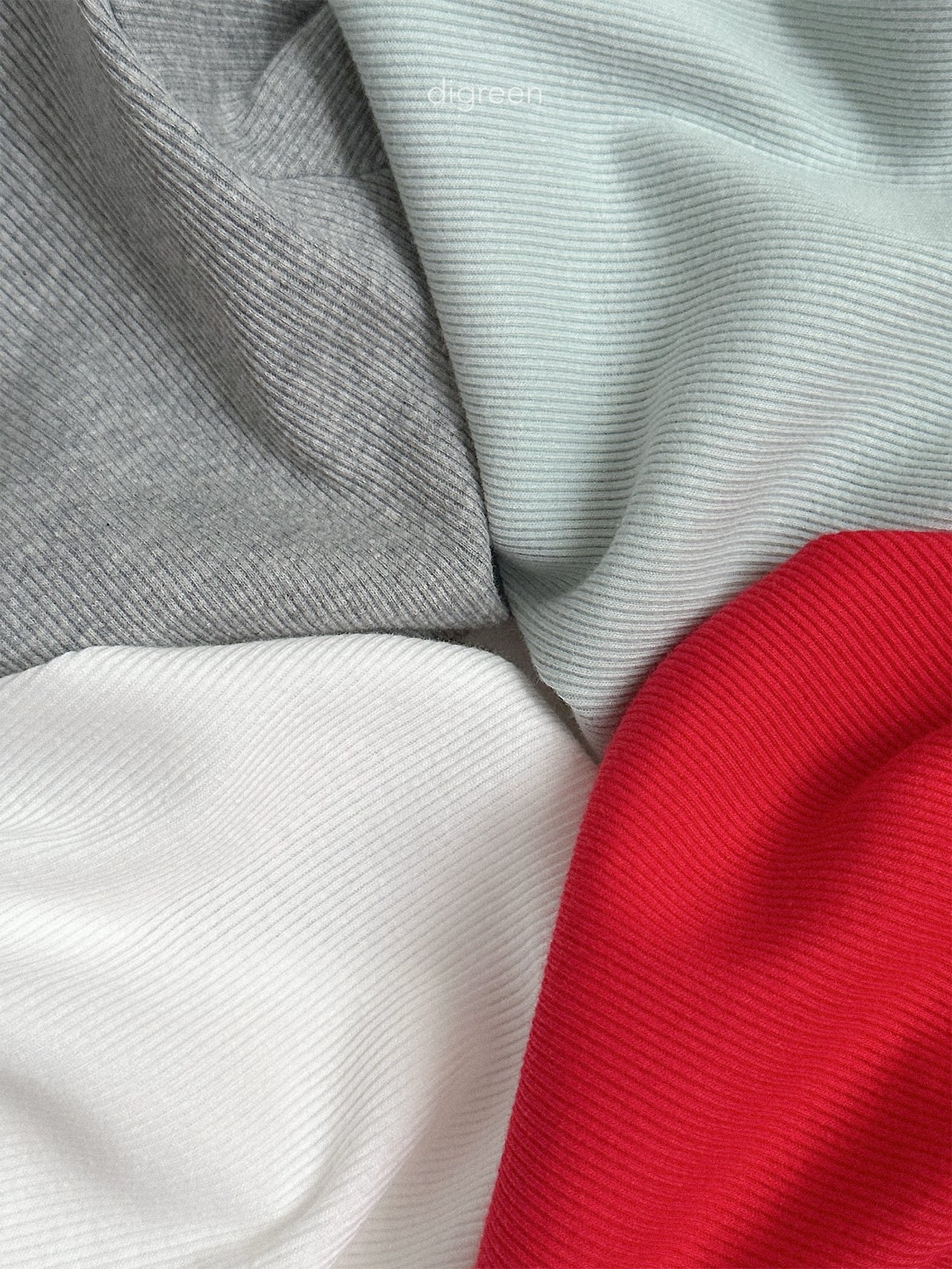 Digreen | hug ribbed tee 
